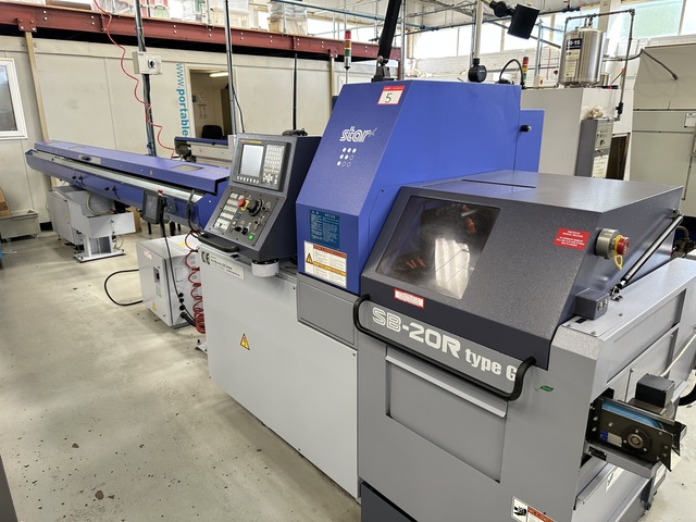 Star SB-20R Type G CNC Sliding Head Lathe with Fanuc Series Oi-TF CNC Control (2020)