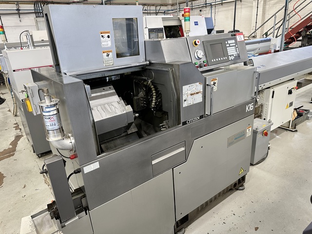 Citizen Type K16 VIIP CNC Sliding Head Lathe with Cincom Fanuc Series 31i - Model A CNC Control (2007)