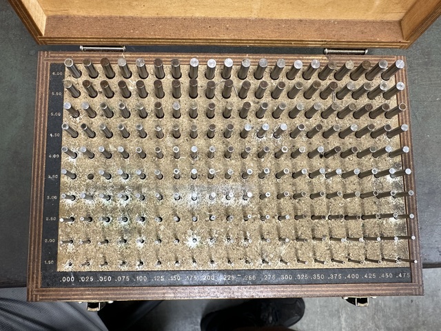 Yorkshire Precision Pin Gauge Set 0 - 6mm