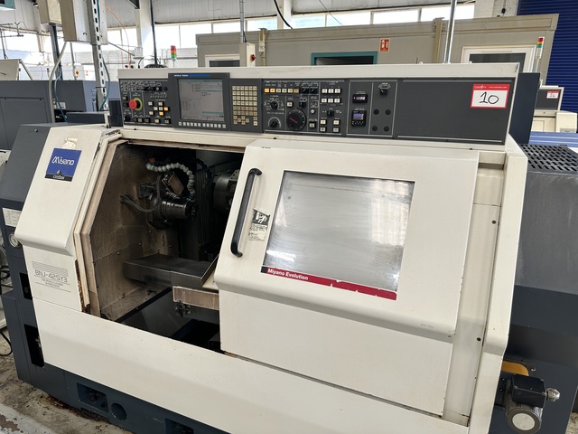 Citizen Miyano BNJ-42SY3 Fixed Headstock Lathe 7 Axis Machine with Fanuc Series Oi-TD2 CNC Control (2011)