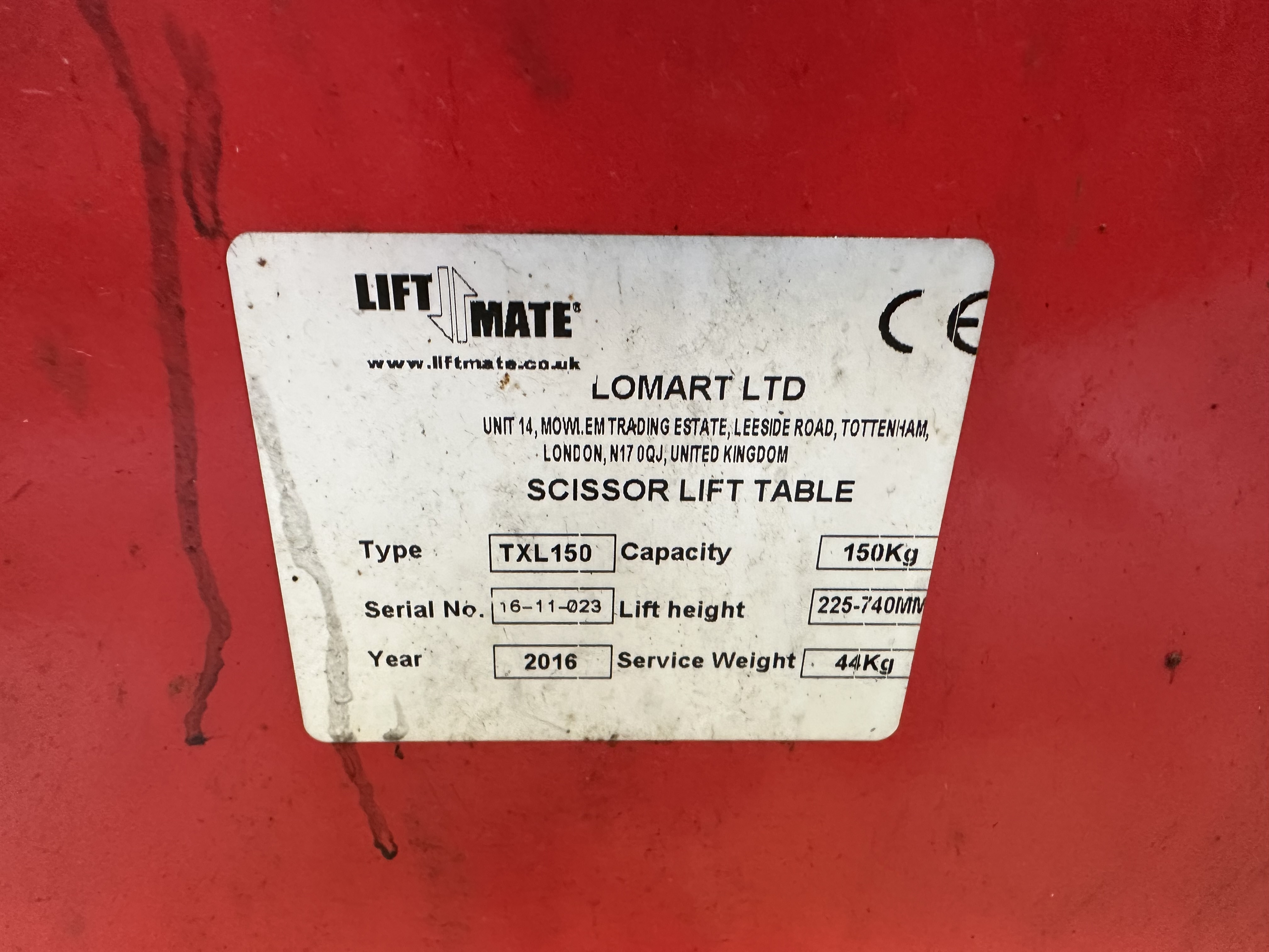 Mobile Lifting Platform Trolley 150kg Capacity