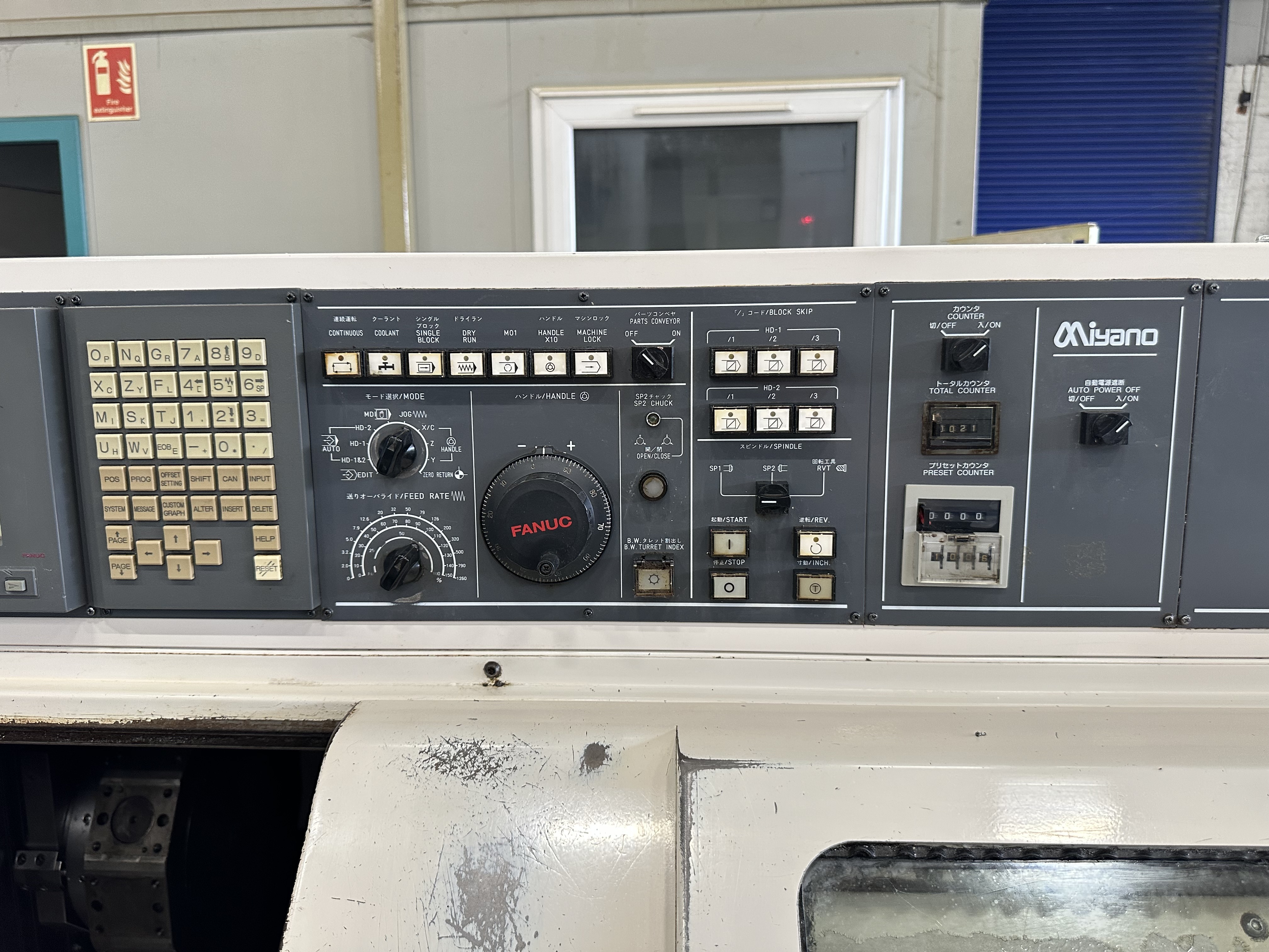 Miyano BNJ-42SY Fixed Headstock Lathe 7 Axis with Fanuc 18i-TB CNC Control. (2006)