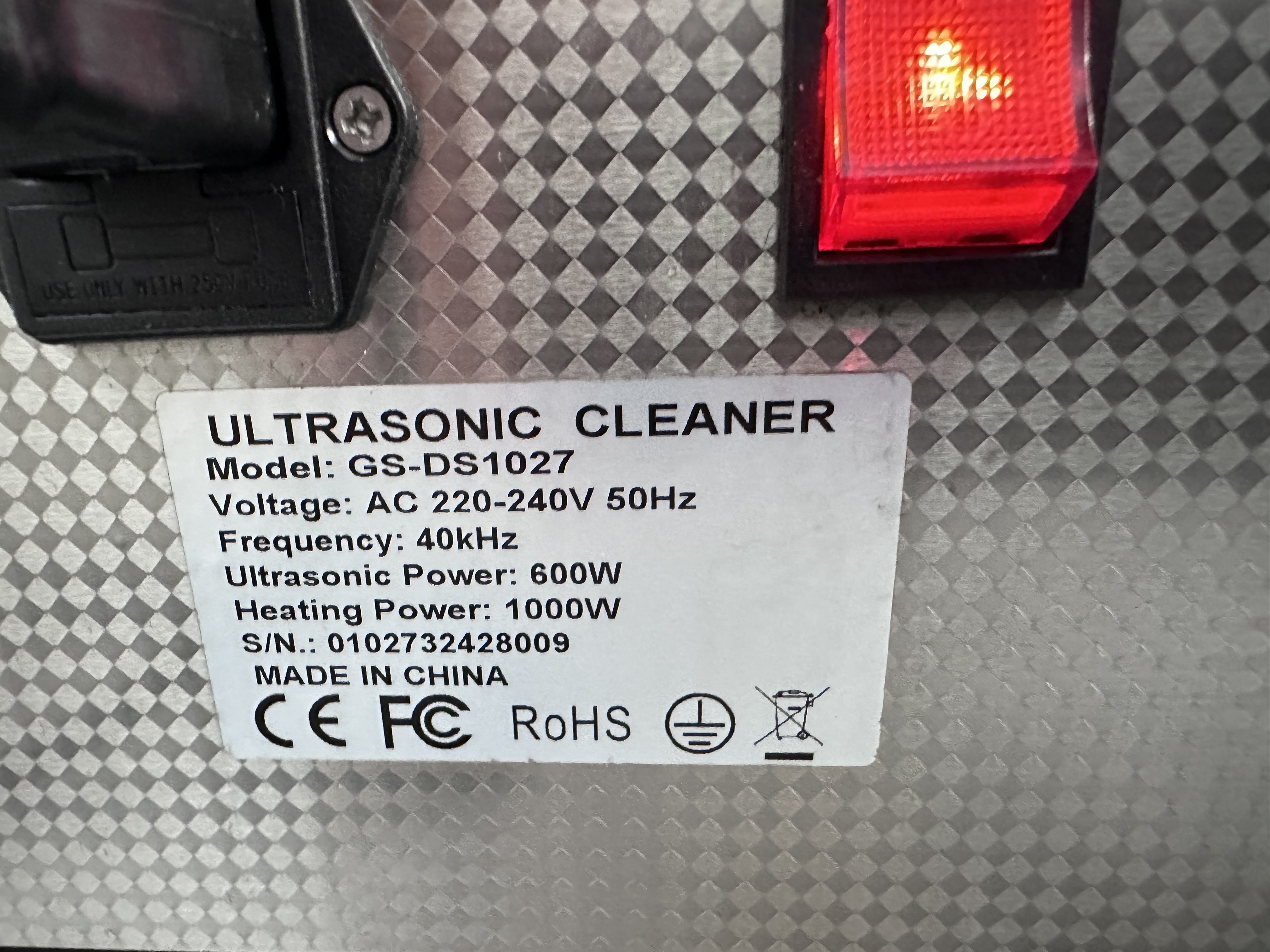 Best Ultrasonic Cleaning Bath, 500mm x 300mm Tank