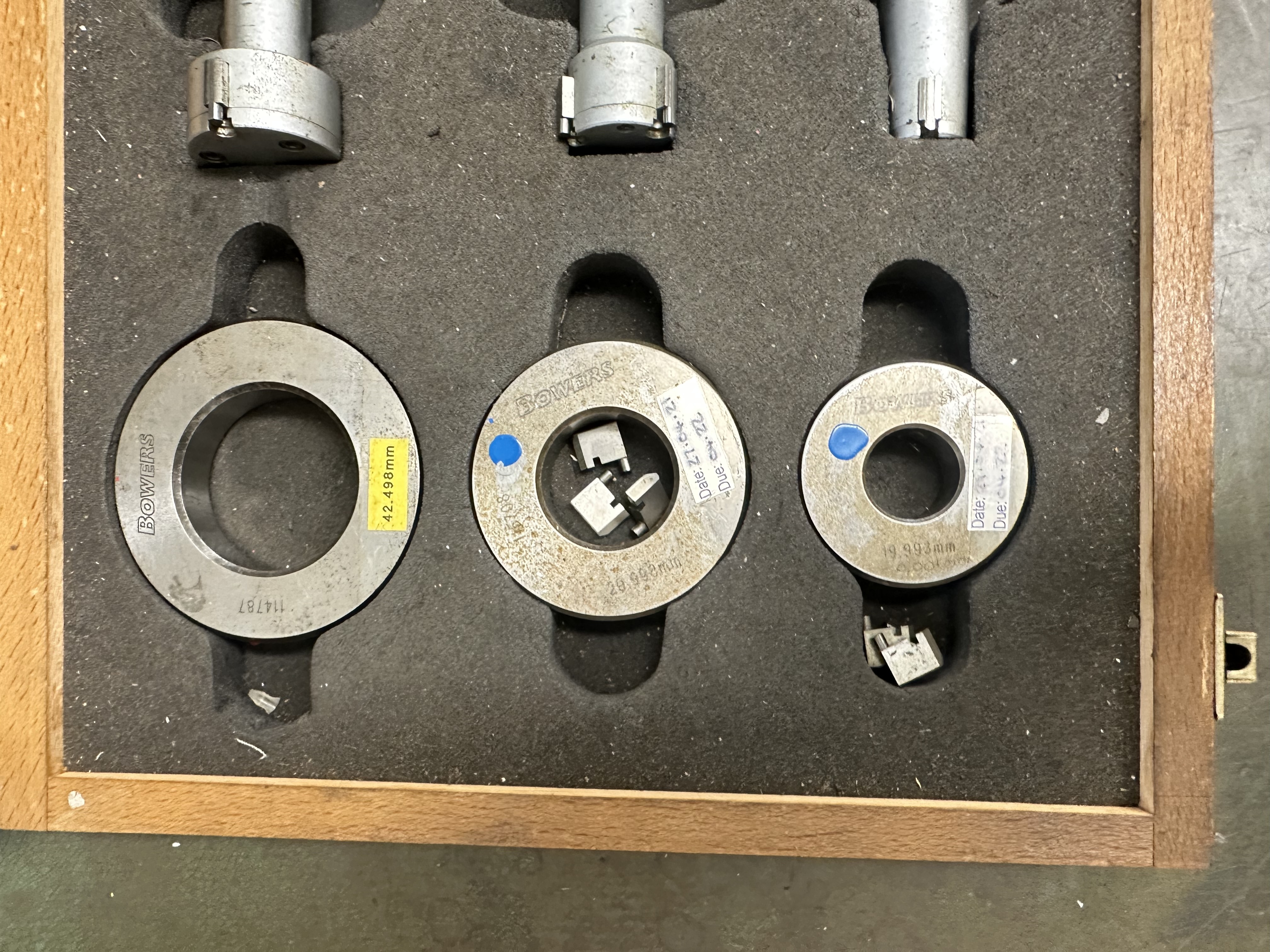 Set of 3 Bowers Bore Gauges 20 - 45mm