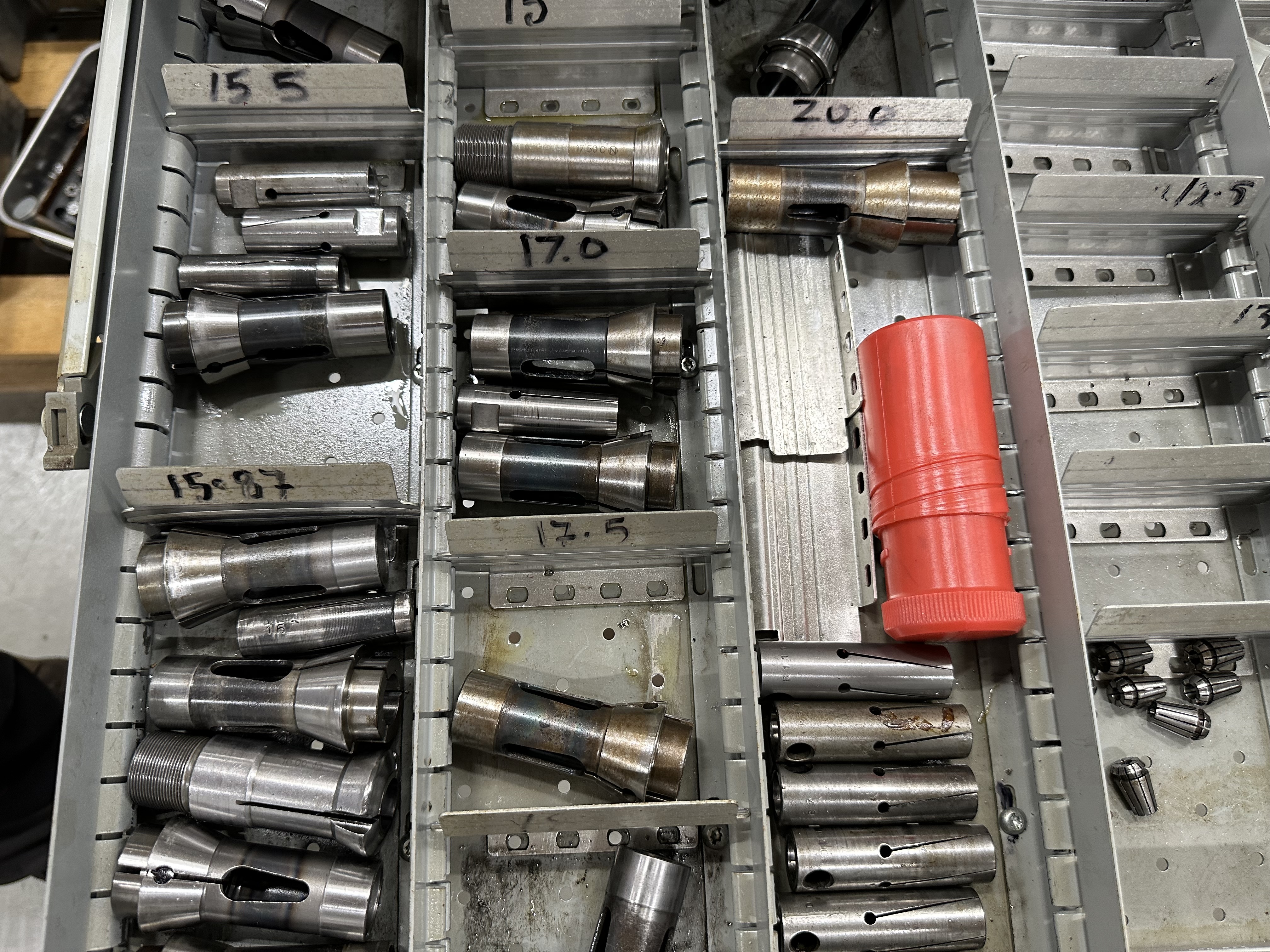 Collets and Guide Bushes for L20 Machine