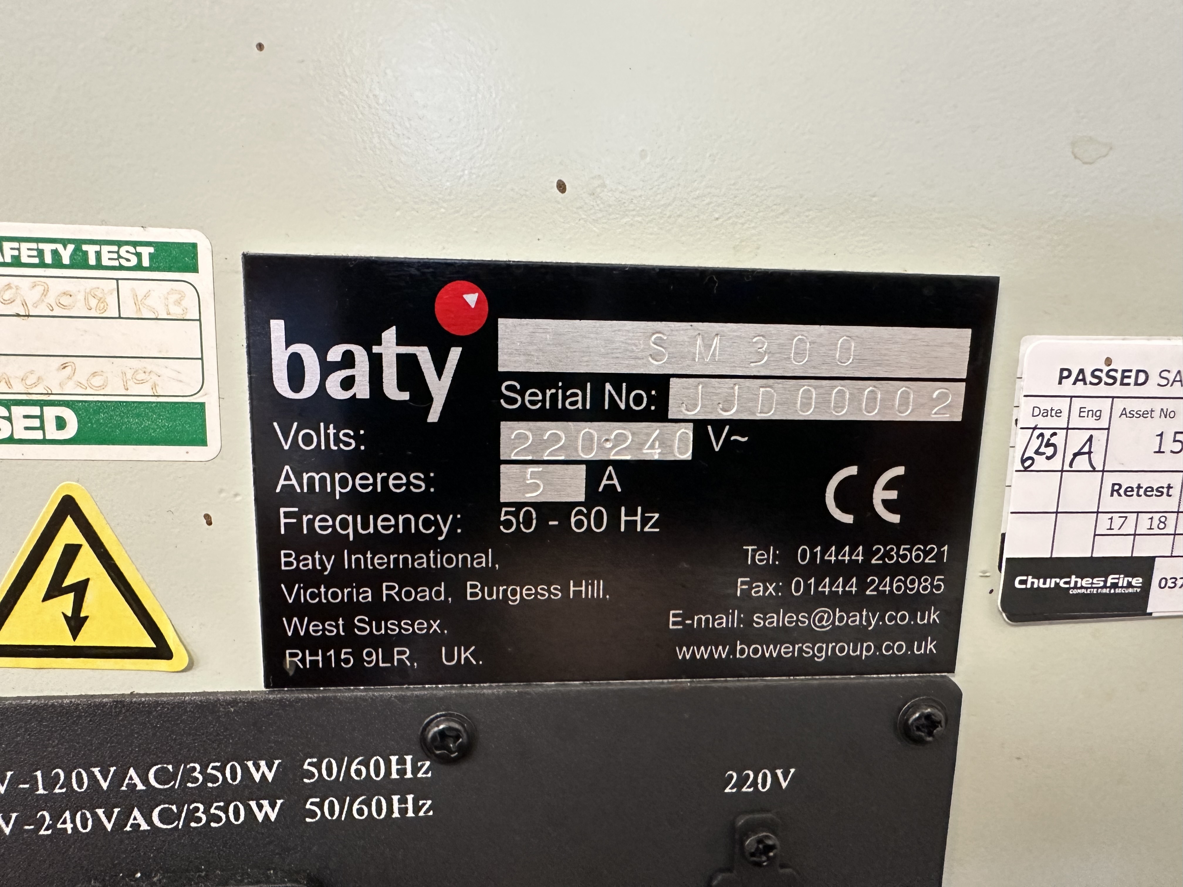 Baty SM300 Shadow Graph 180 x 80mm Glass Bed, DS402 DRO