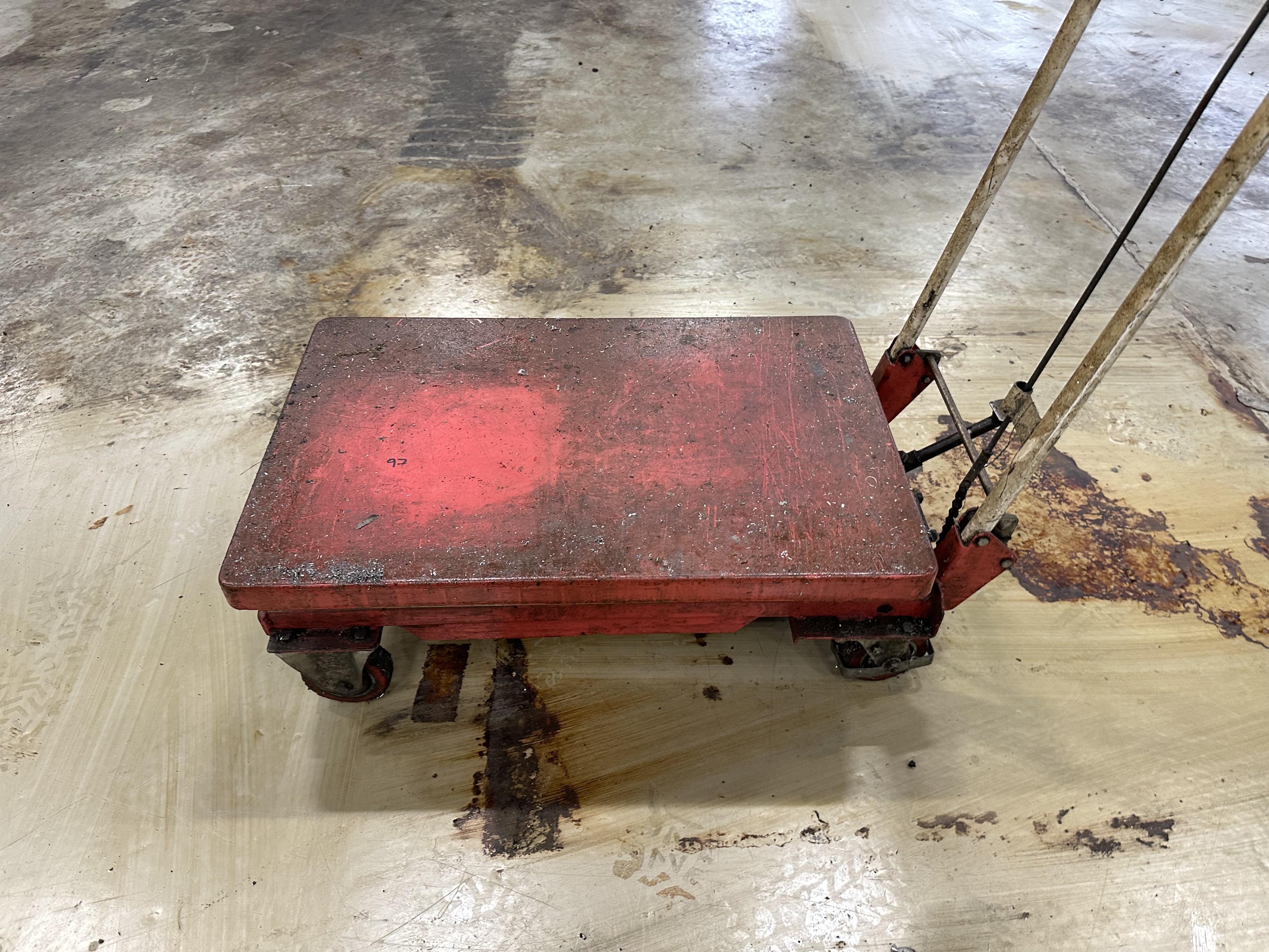 Mobile Lifting Platform Trolley 150kg Capacity