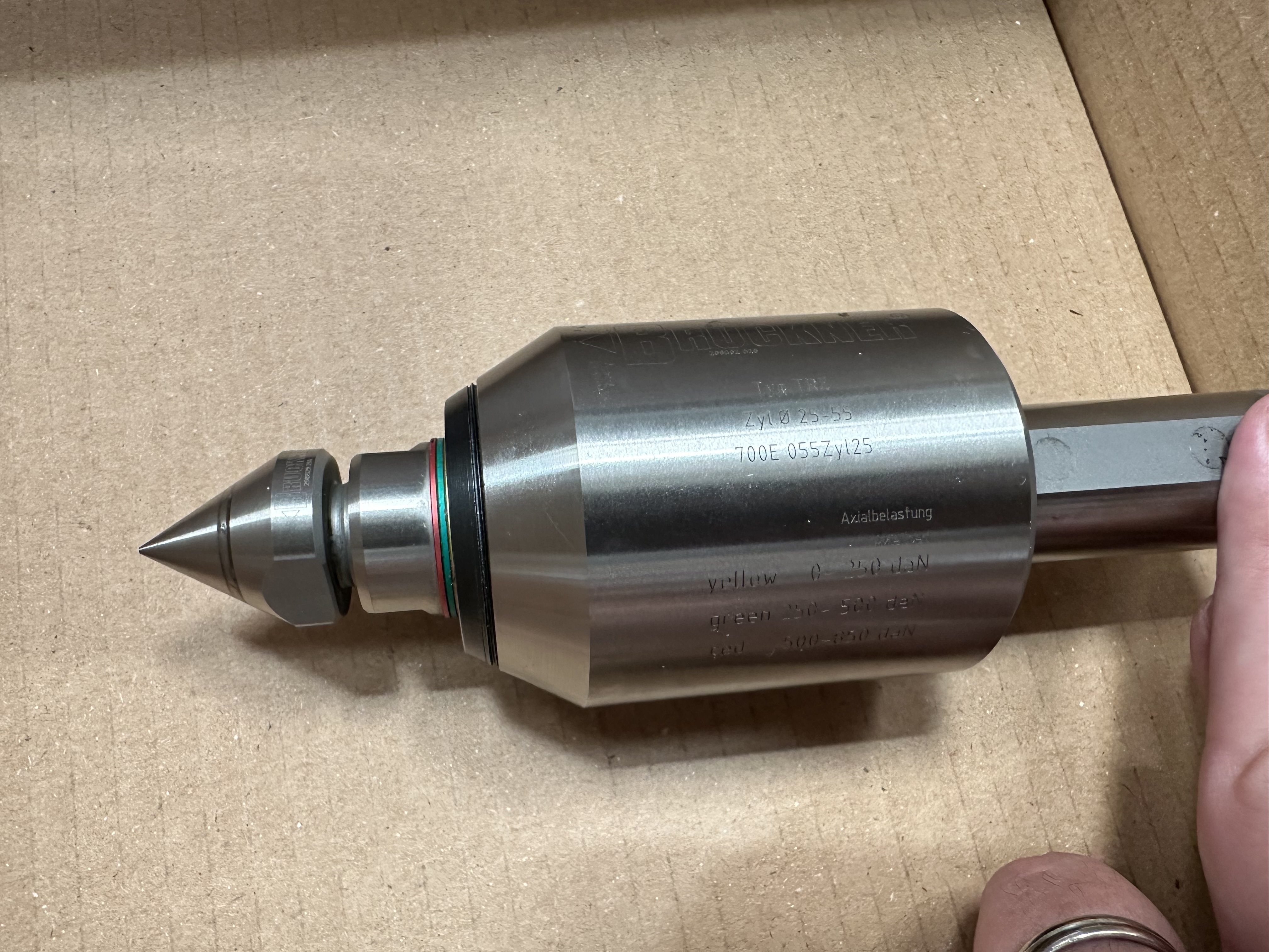 Bruckner Type TRE Hydraulic Live Centre