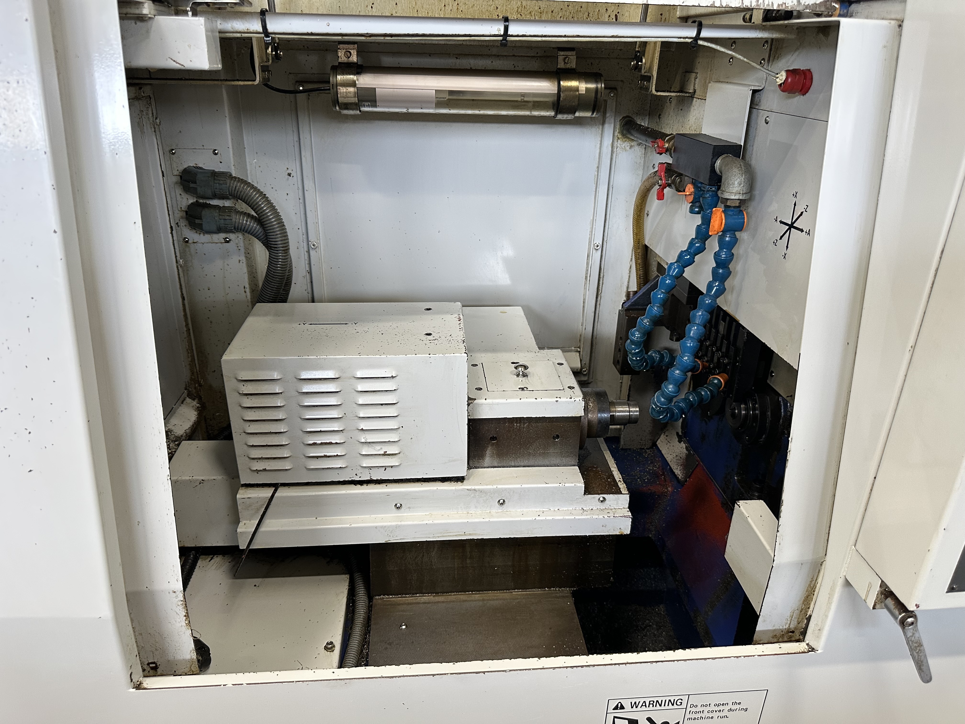Hanwha SL12S Sliding Head Lathe 5 Axis Machine with Fanuc Series 18i-T CNC Control (2003)