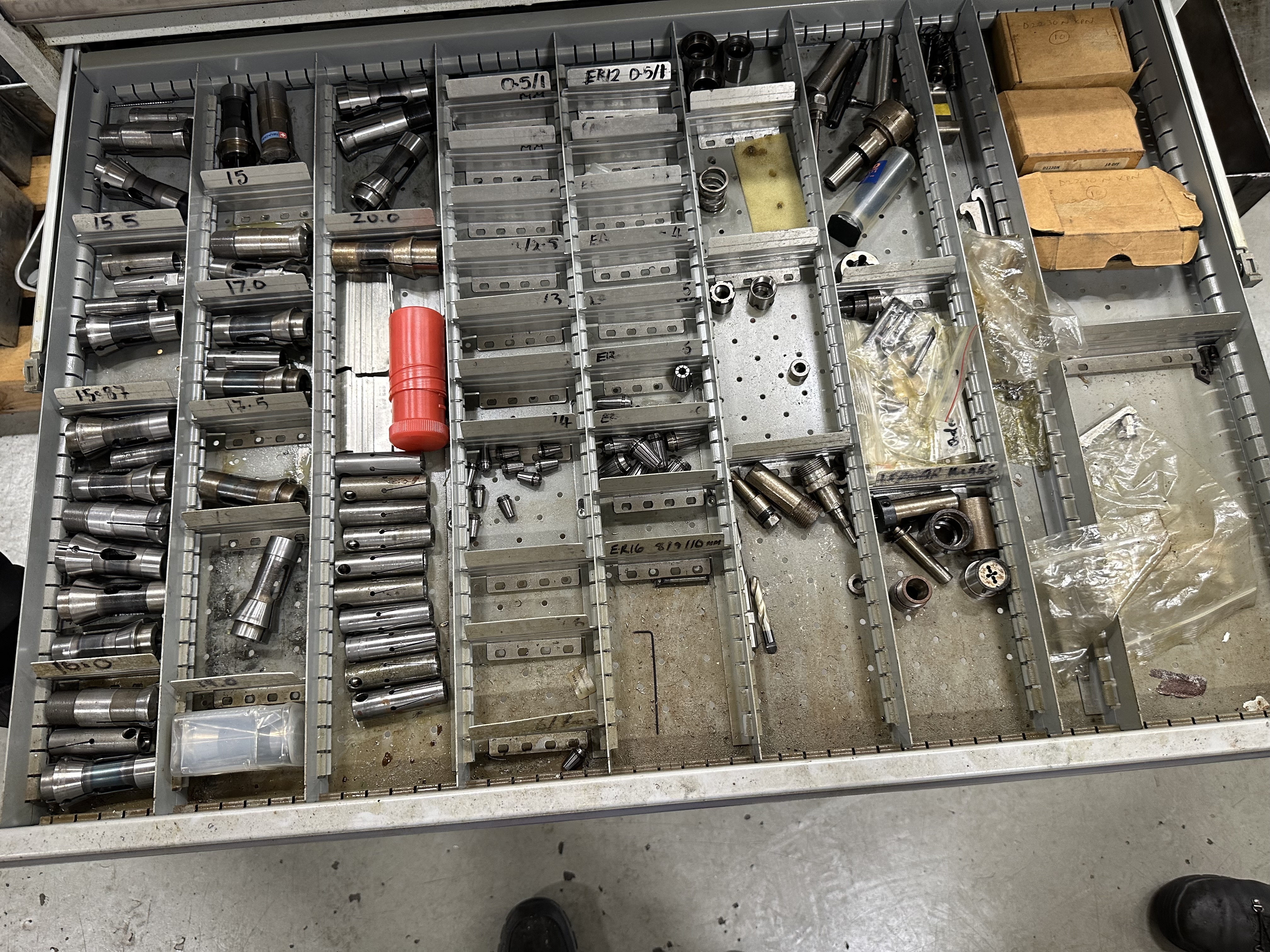 Collets and Guide Bushes for L20 Machine