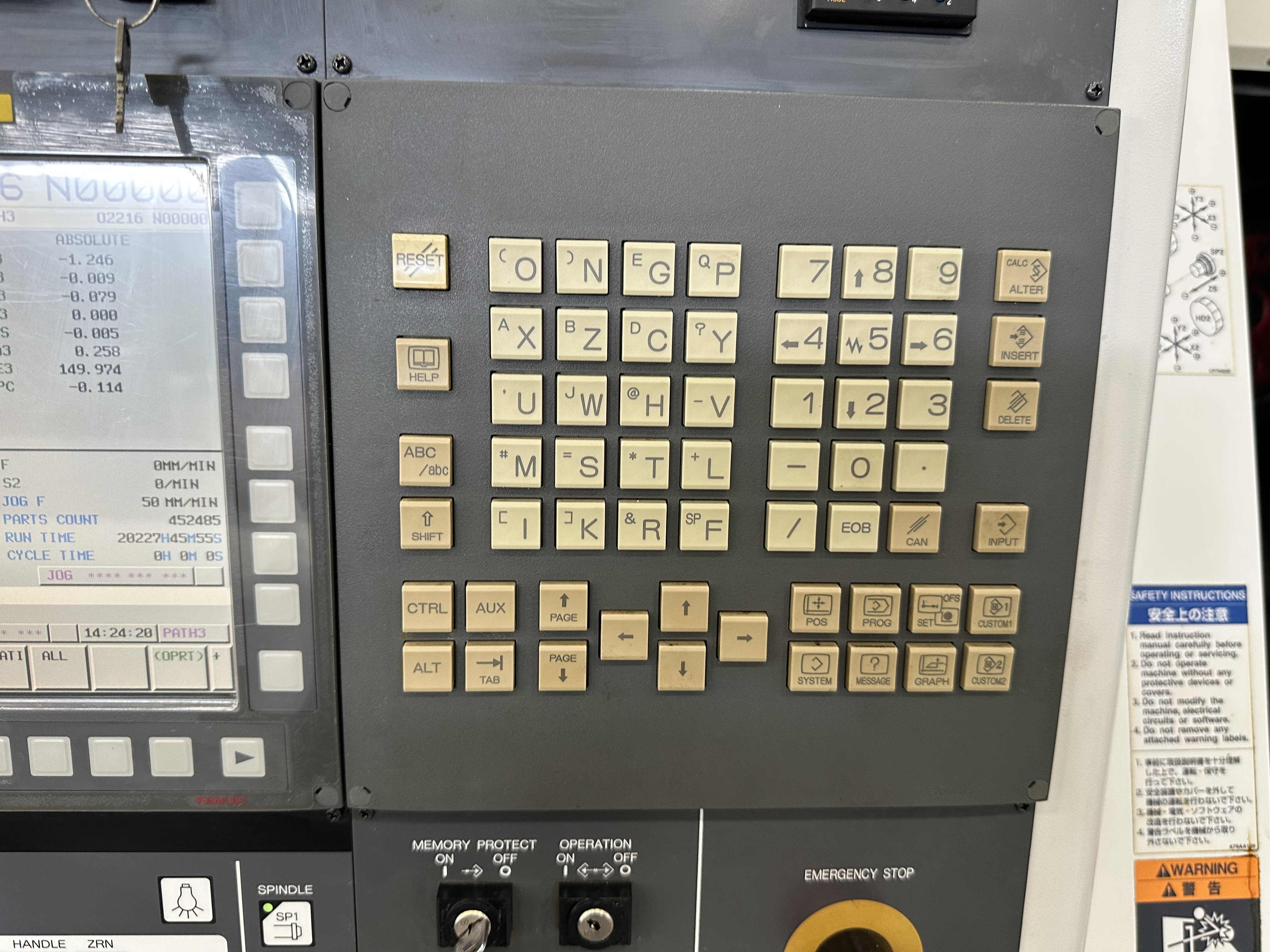 Miyano ABX-64THY2 Twin Spindle Fixed Head Stock Lathe with Fanuc Series 31i Model B CNC Control (2014)