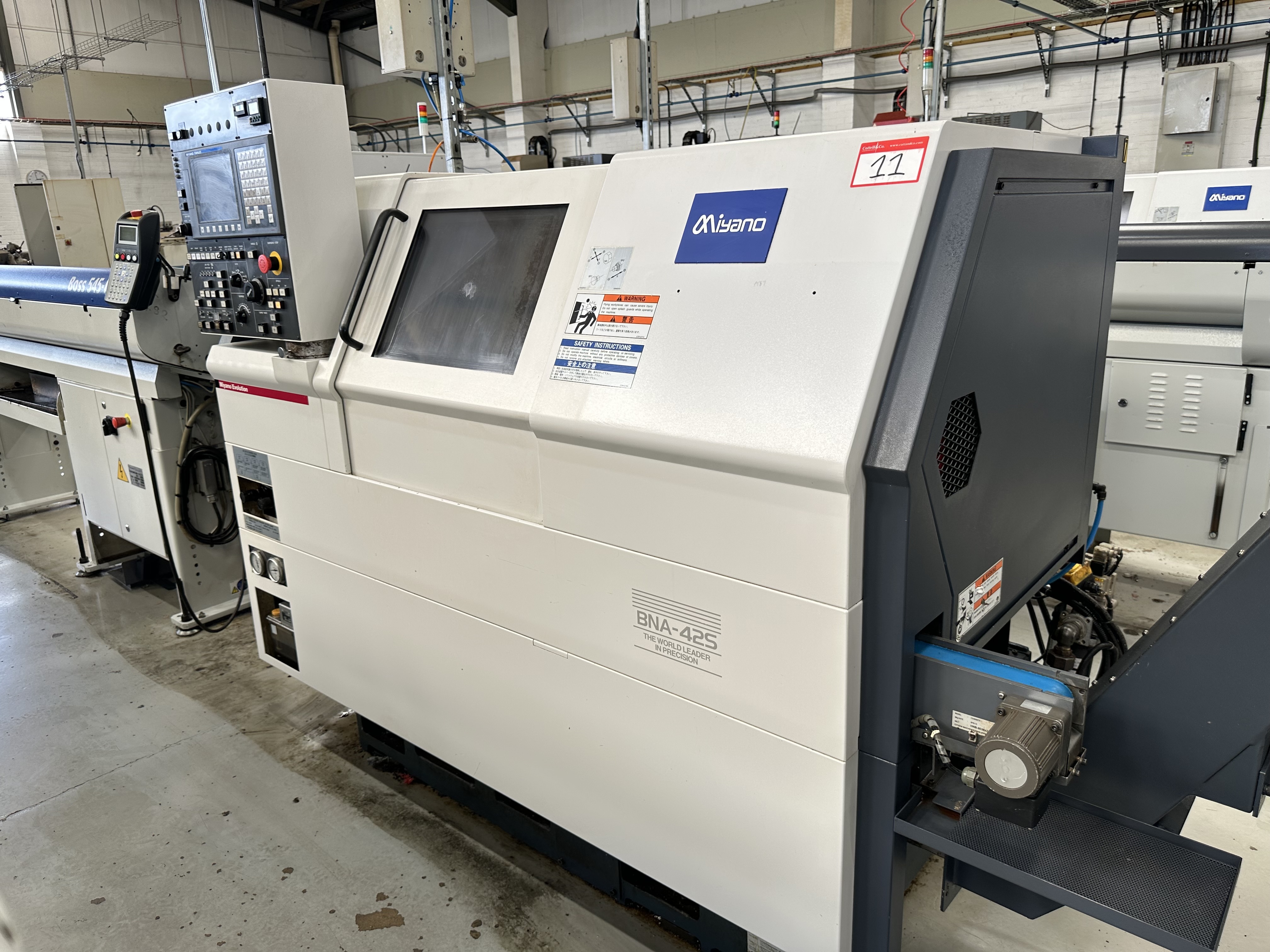 Miyano BNA-42S 5 Axis Fixed Headstock Lathe with Fanuc Oi-TD CNC Control (2011)