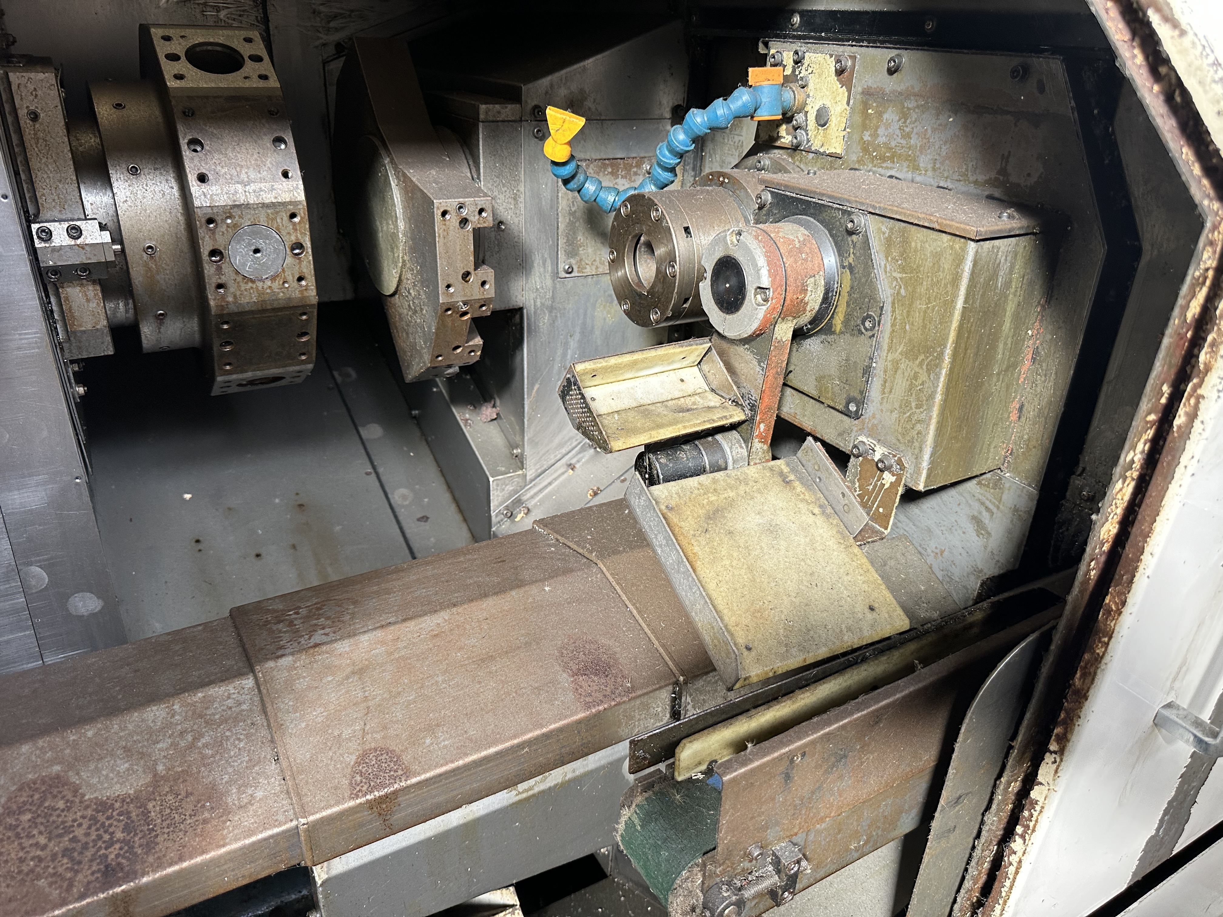 Miyano BNJ42SY Fixed Headstock Lathe 6 Axis with Fanuc Series 18i-TB CNC Control (2005)