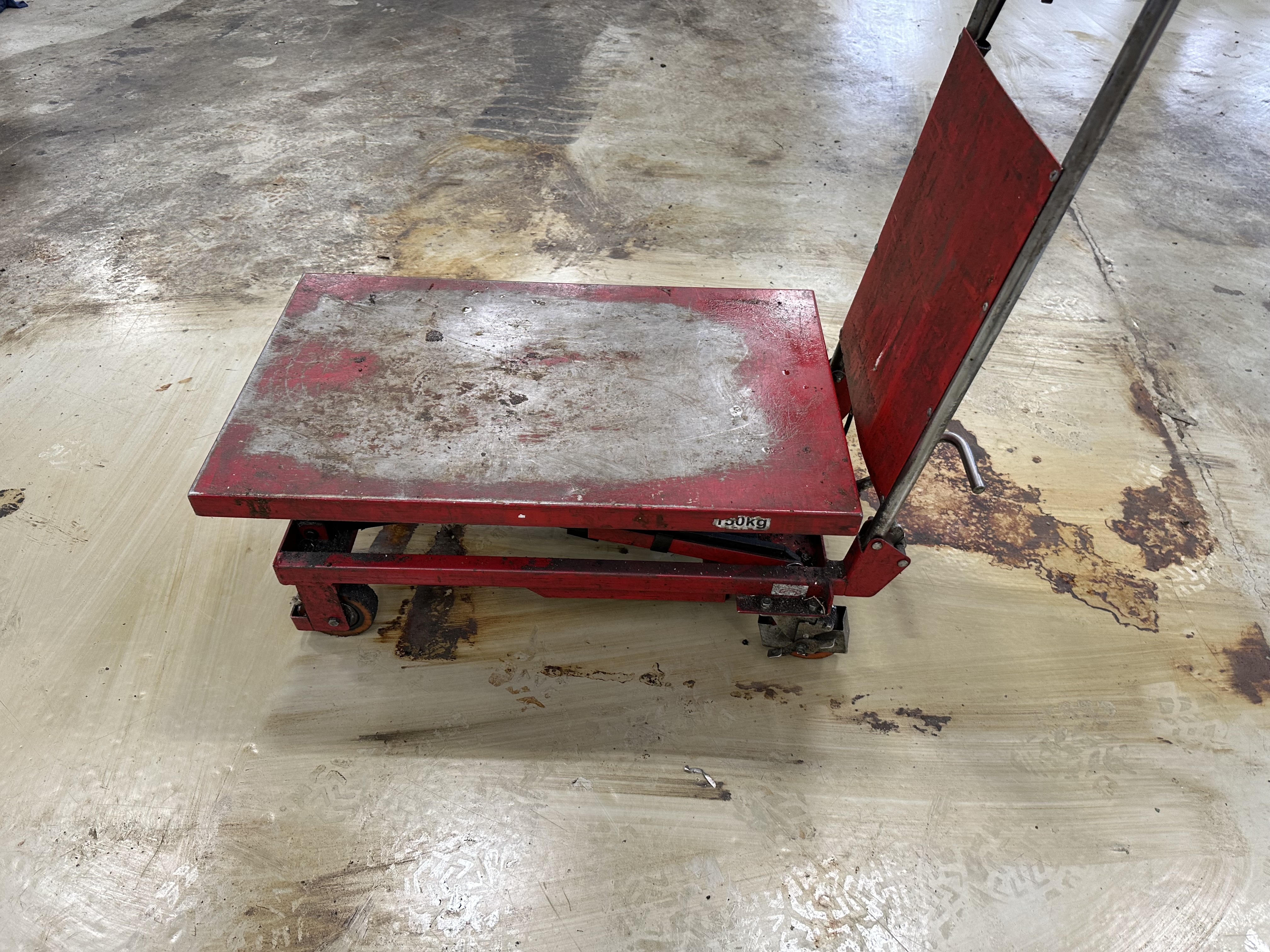 Mobile Lifting Platform Trolley 150kg Capacity