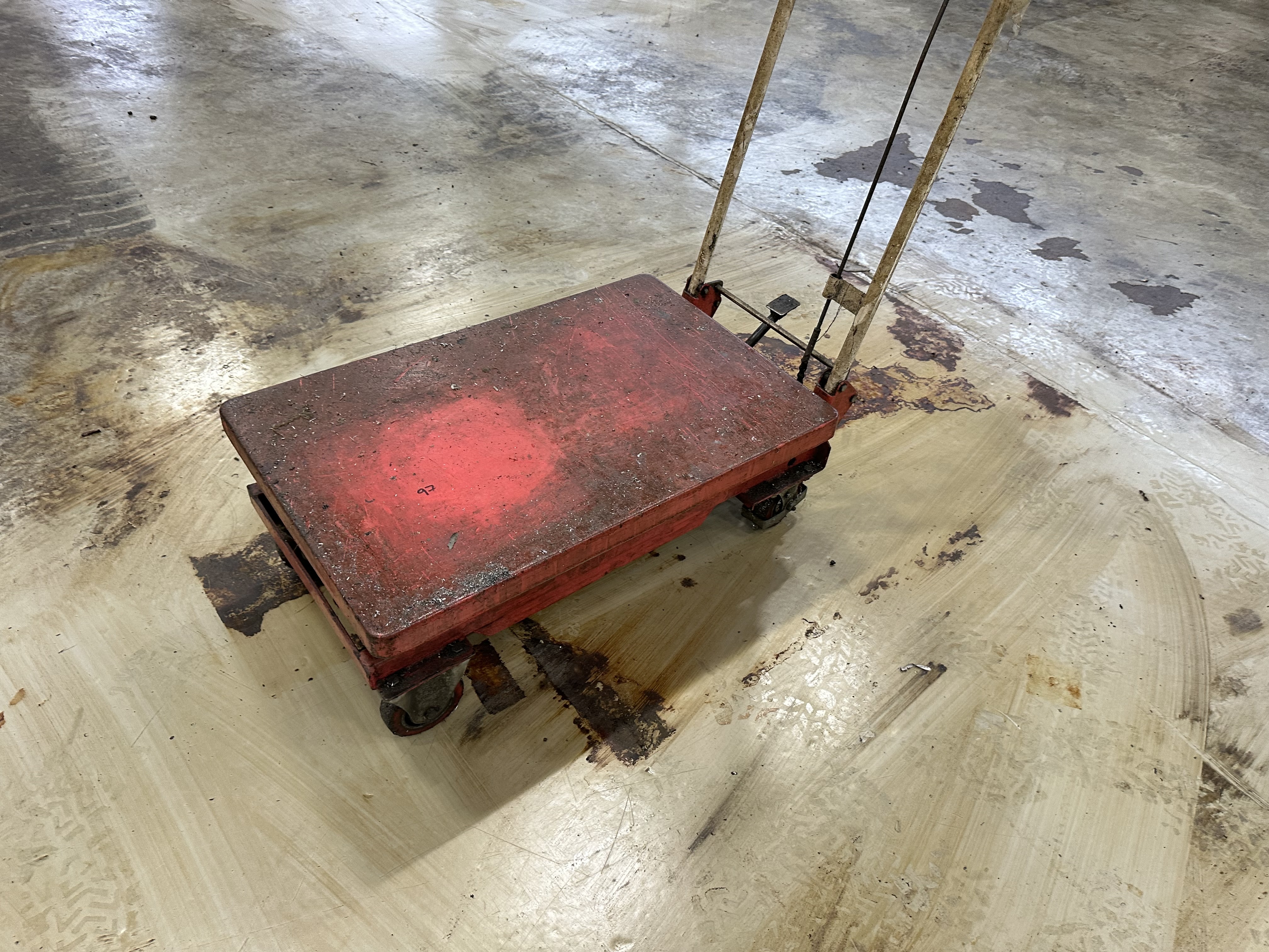 Mobile Lifting Platform Trolley 150kg Capacity