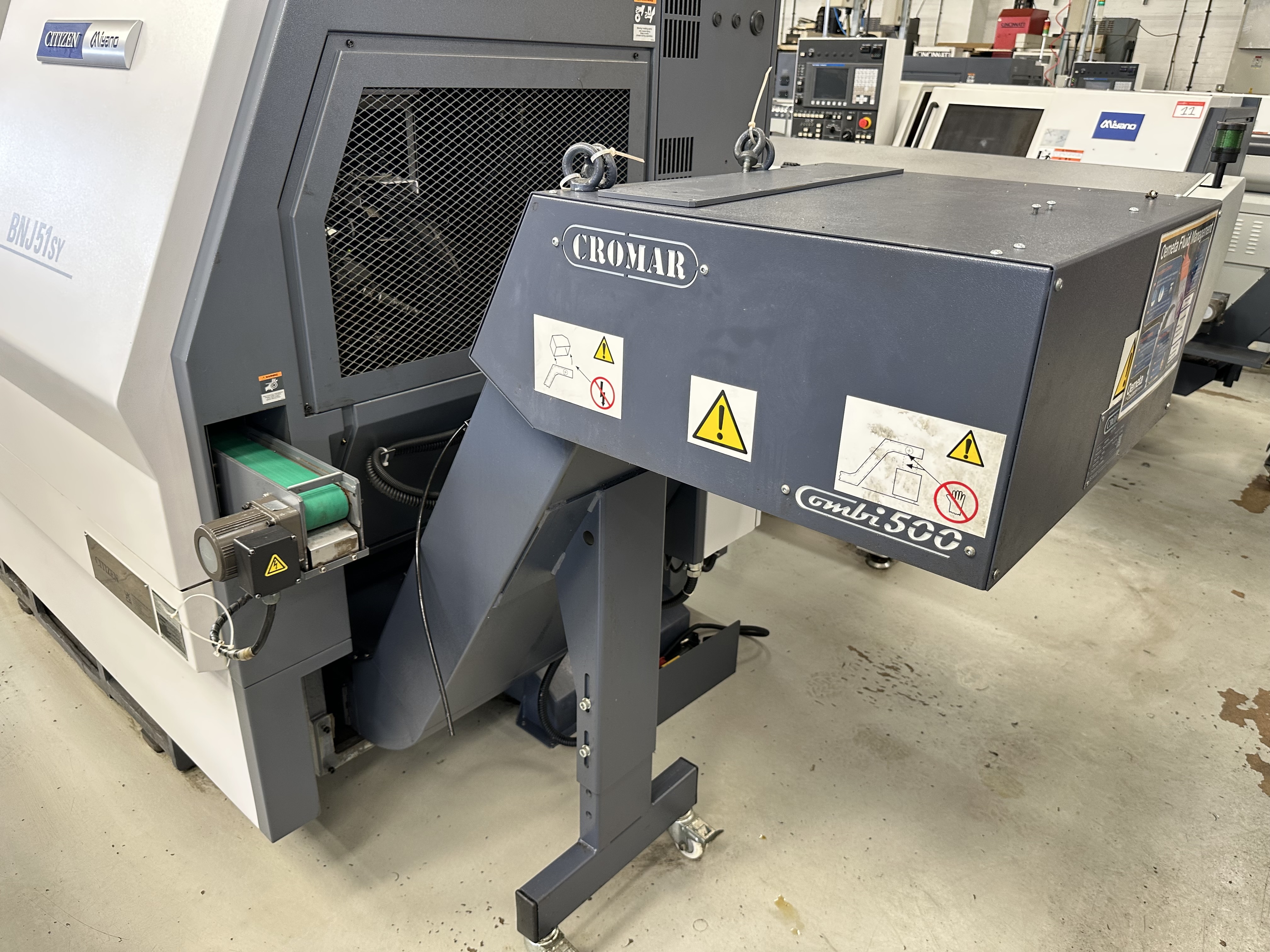 Citizen Miyano BNJ-51SY6 5 Axis Fixed Headstock Lathe with Fanuc Series Oi-TF CNC Control (2021)