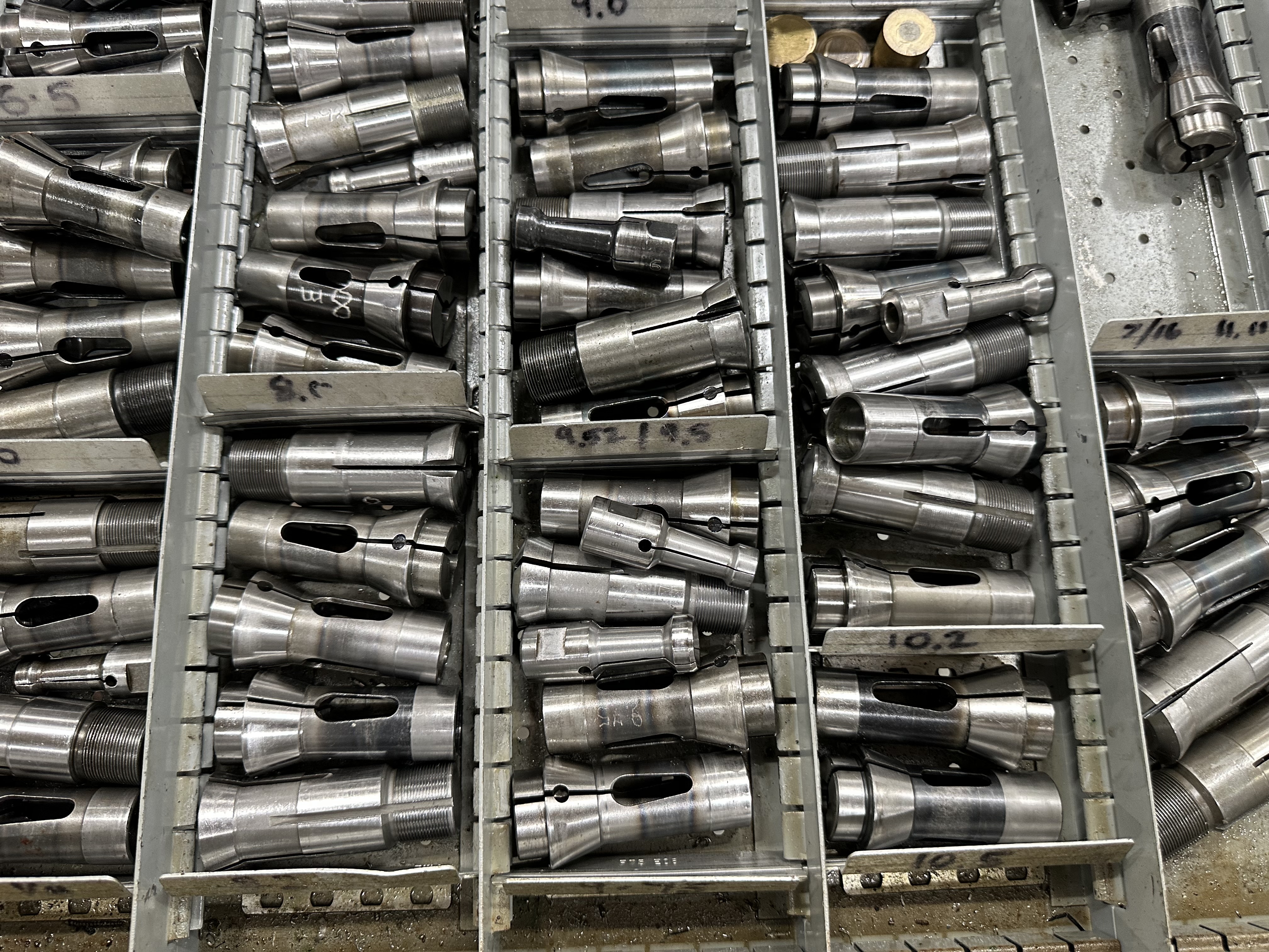 Collets and Guide Bushes for L20 Machine