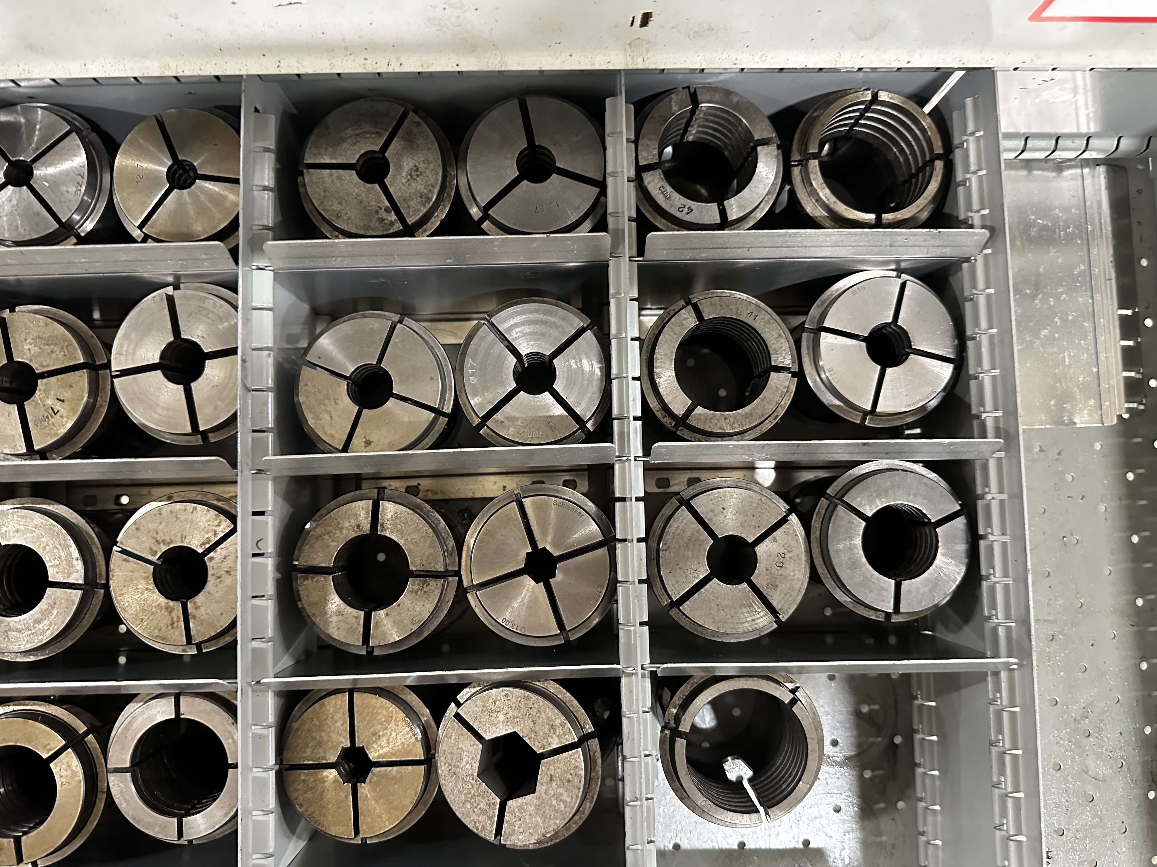 Selection of 58mm Collets 
