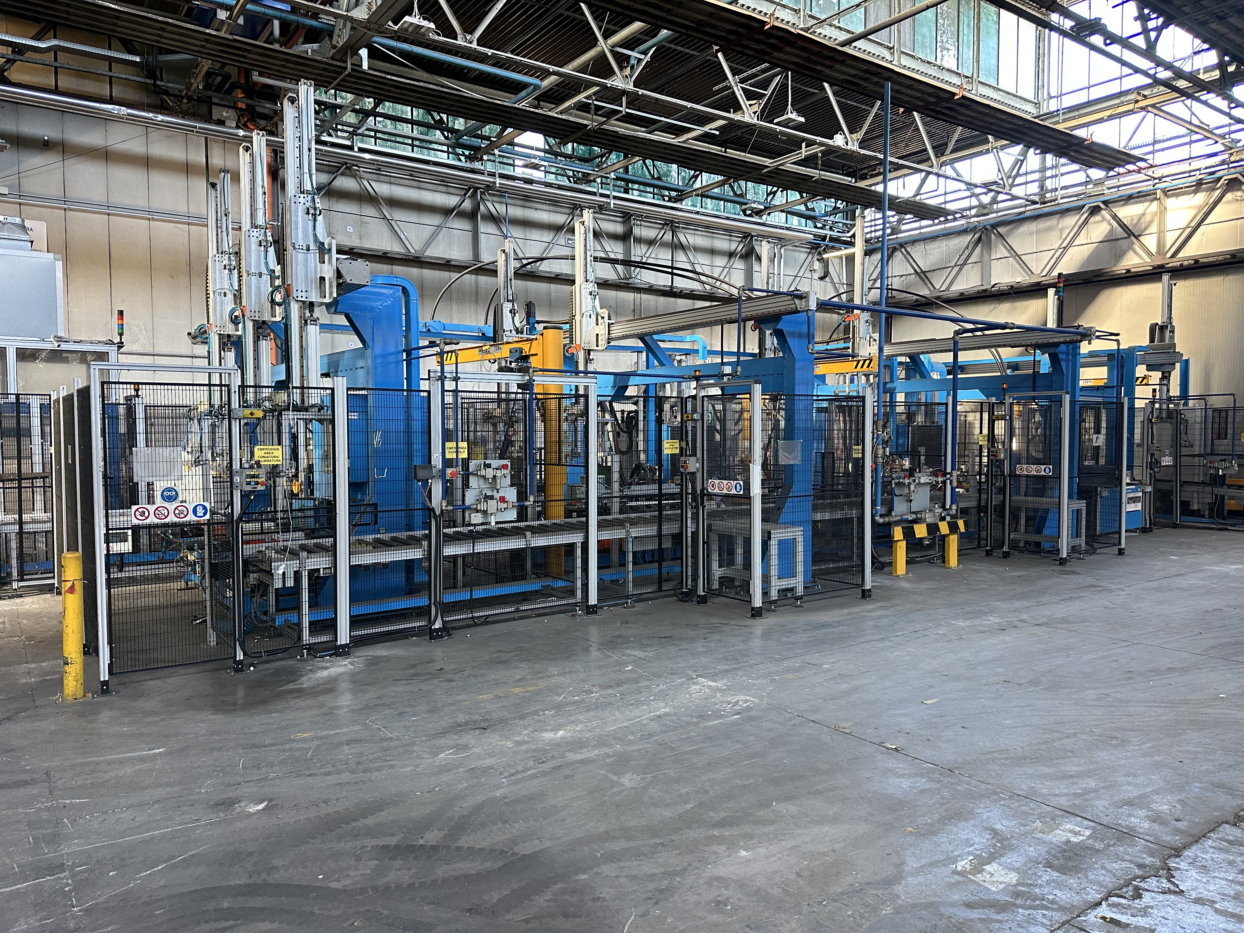 3503 - On behalf of Electrolux S.r.l. we are offering a selection of refrigeration manufacturing equipment due to investment in new machinery
