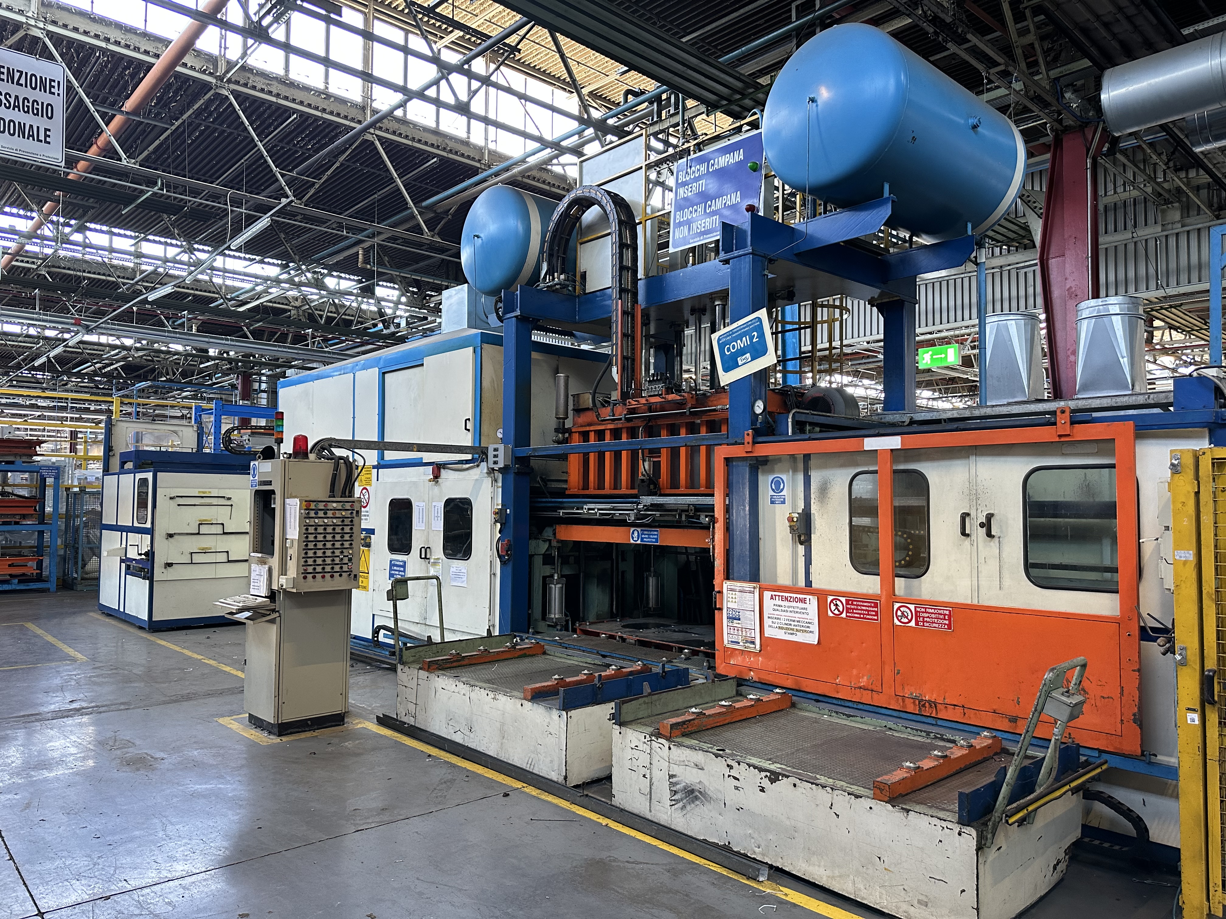 3503A - On behalf of Electrolux S.r.l. we are offering a selection of refrigeration manufacturing equipment due to investment in new machinery