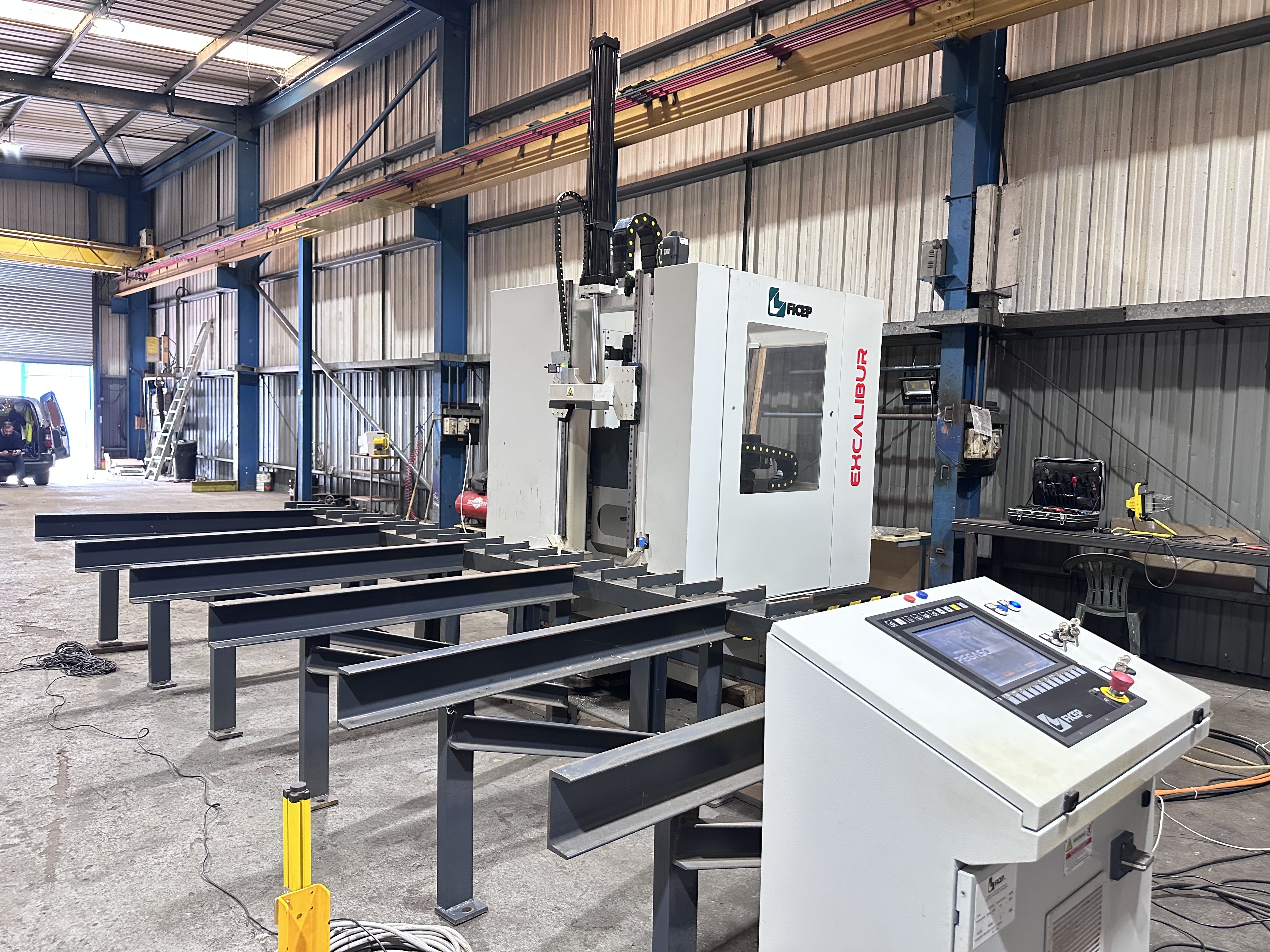 Ficep Excalibur 1201 EX Sectional Steel CNC Milling & Drilling Line (2024)