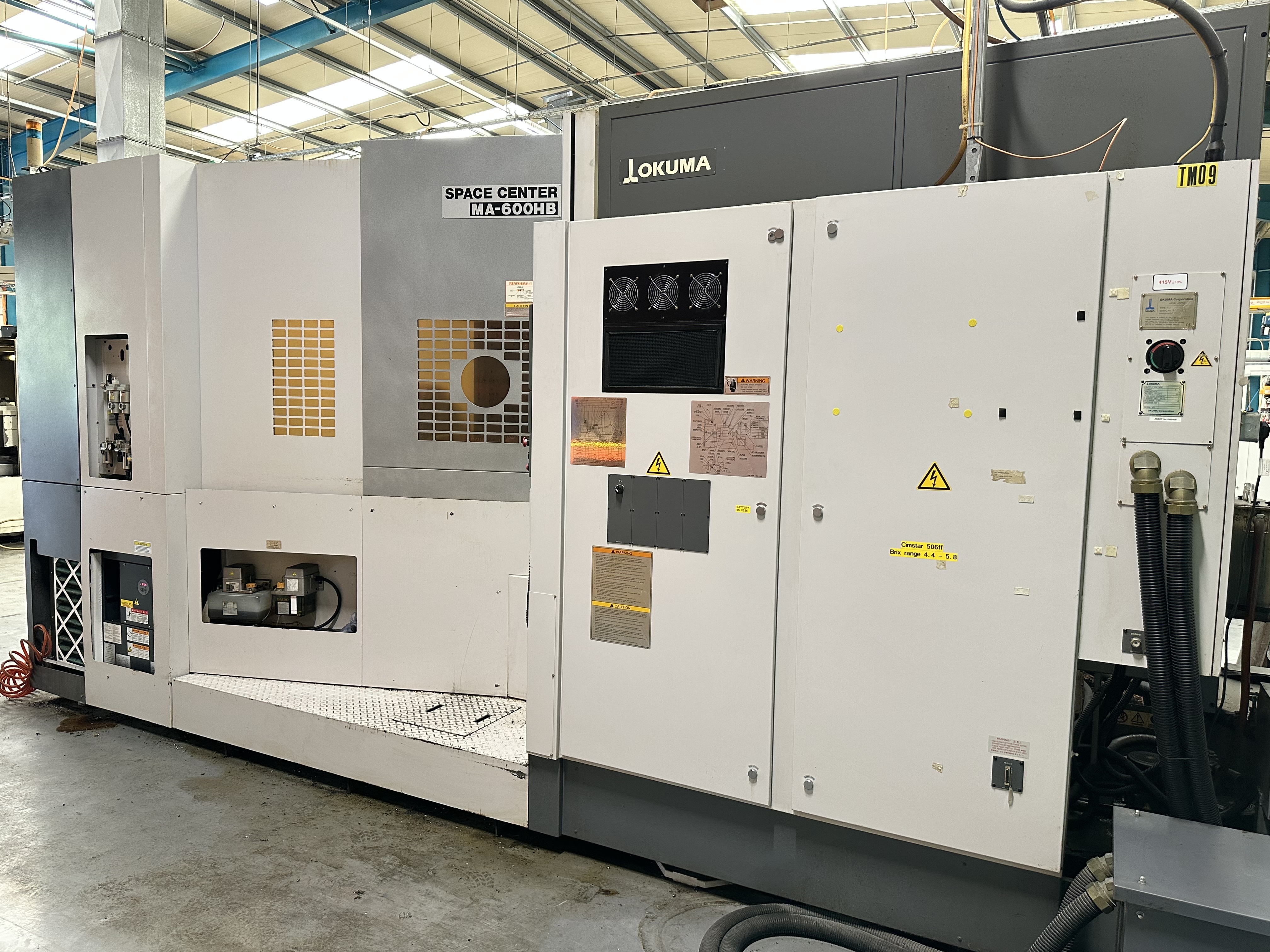 Okuma Space Centre MA-600HB Horizontal Twin Pallet Machining Centre. (2006)