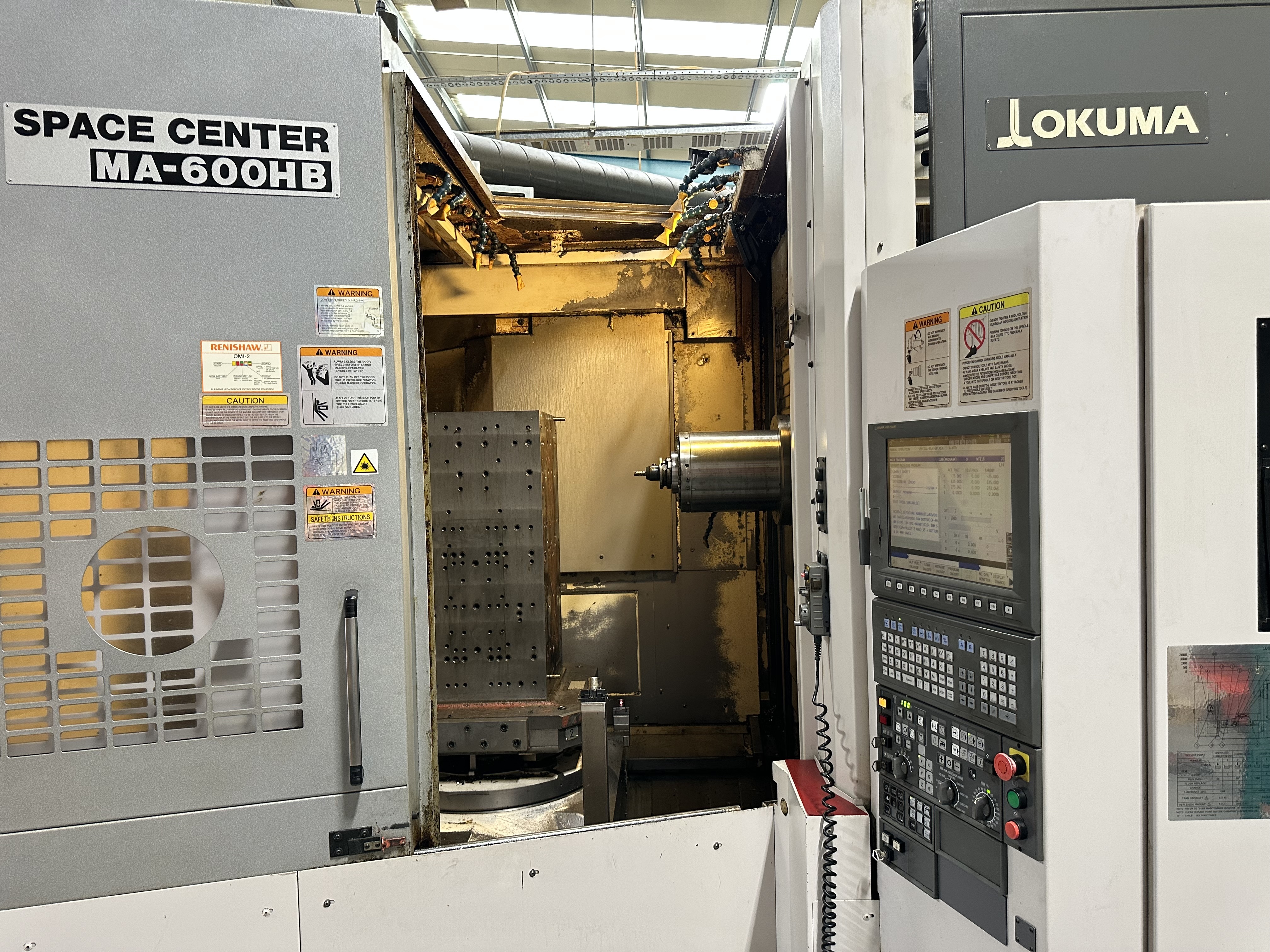 Okuma Space Centre MA-600HB Horizontal Twin Pallet Machining Centre. (2006)