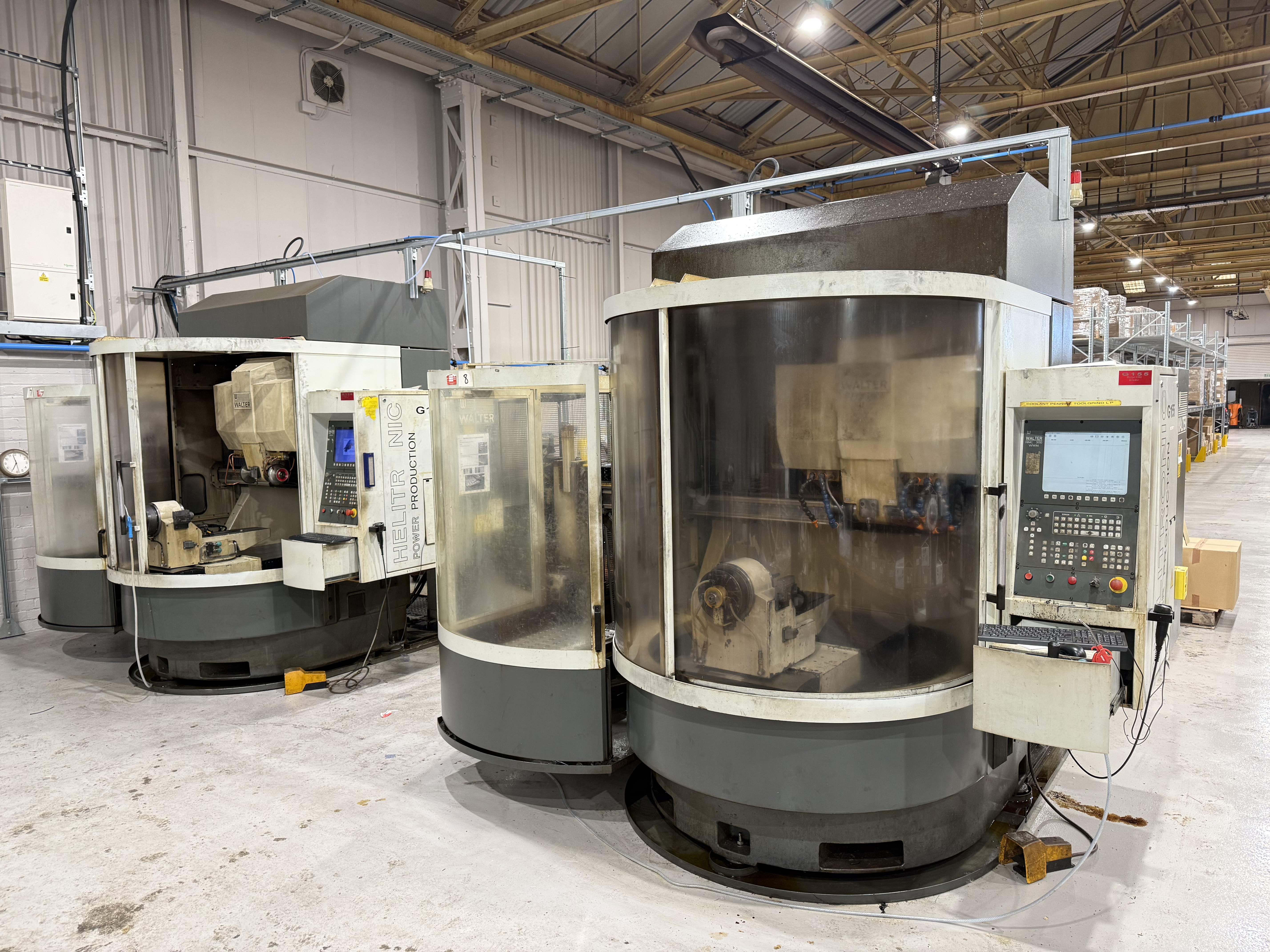3506 - Range of Walter Helitronic 5-Axis CNC Tool Grinders & Chiron/Cincinnati Machining Centres and Tooling no longer required due to the reorganisation of OSL Cutting Technologies Ltd