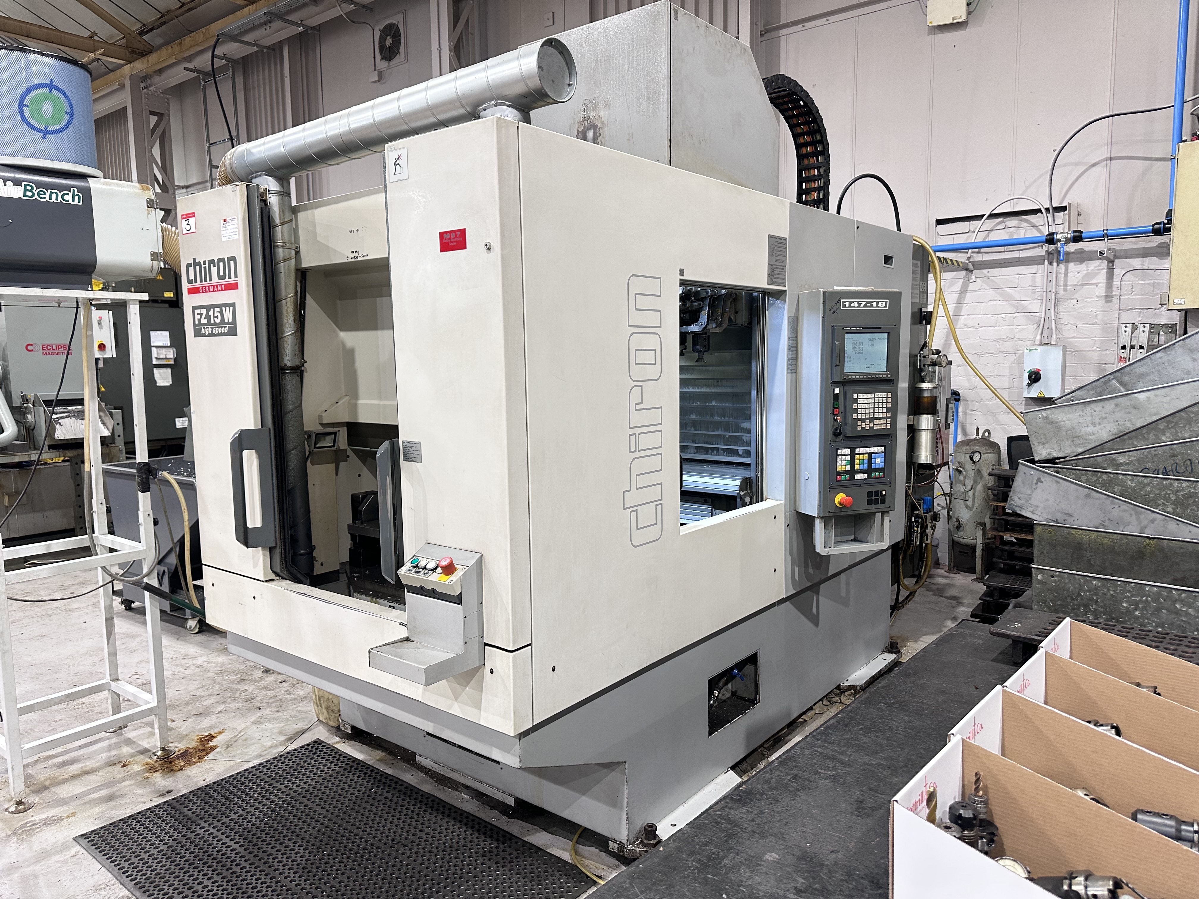 Chiron FZ 15 W High Speed Twin Pallet Vertical Machining Centre. (2002)