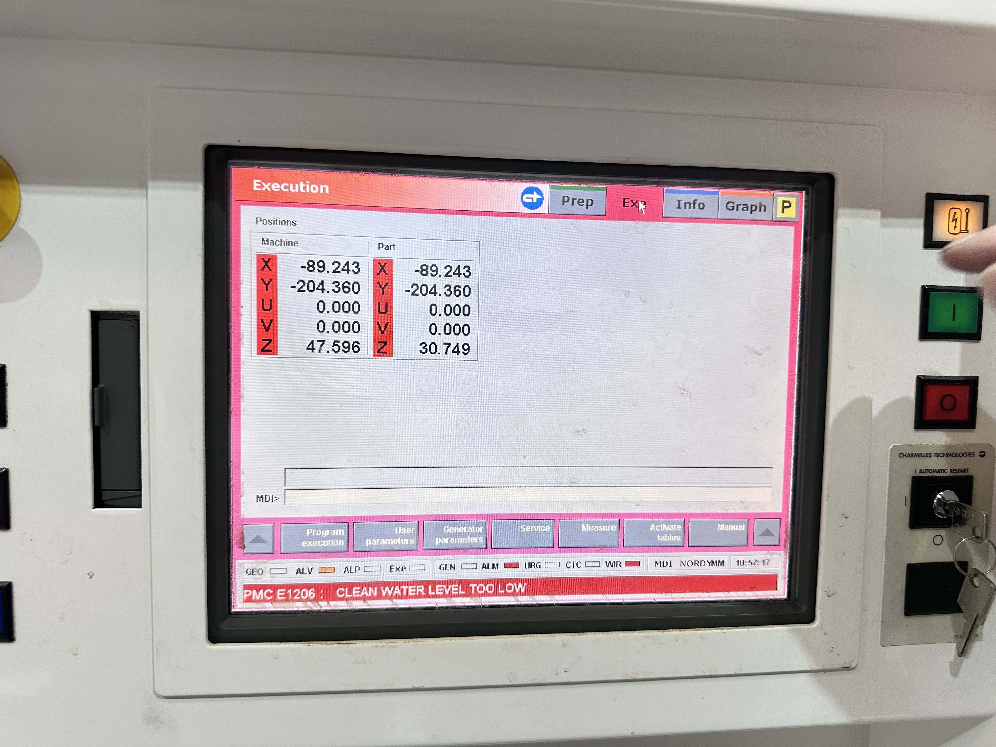 Charmilles Robofil 440-CC Wire-Cut Electro-Discharge Machine. (2002)