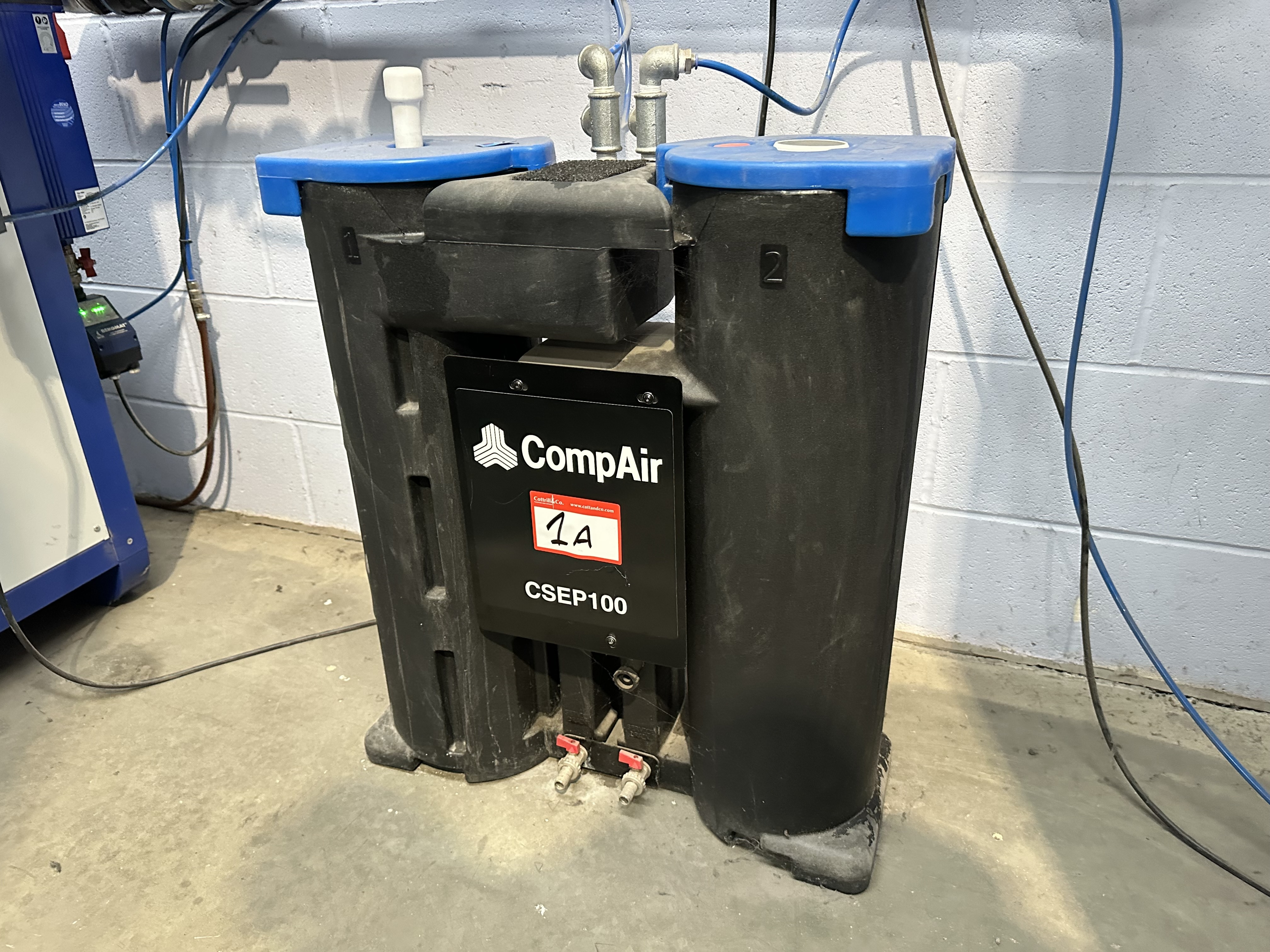 Compair/Gardner Denver Air Compressor, Receiver Tank, Beko Dryer, Compair Separator