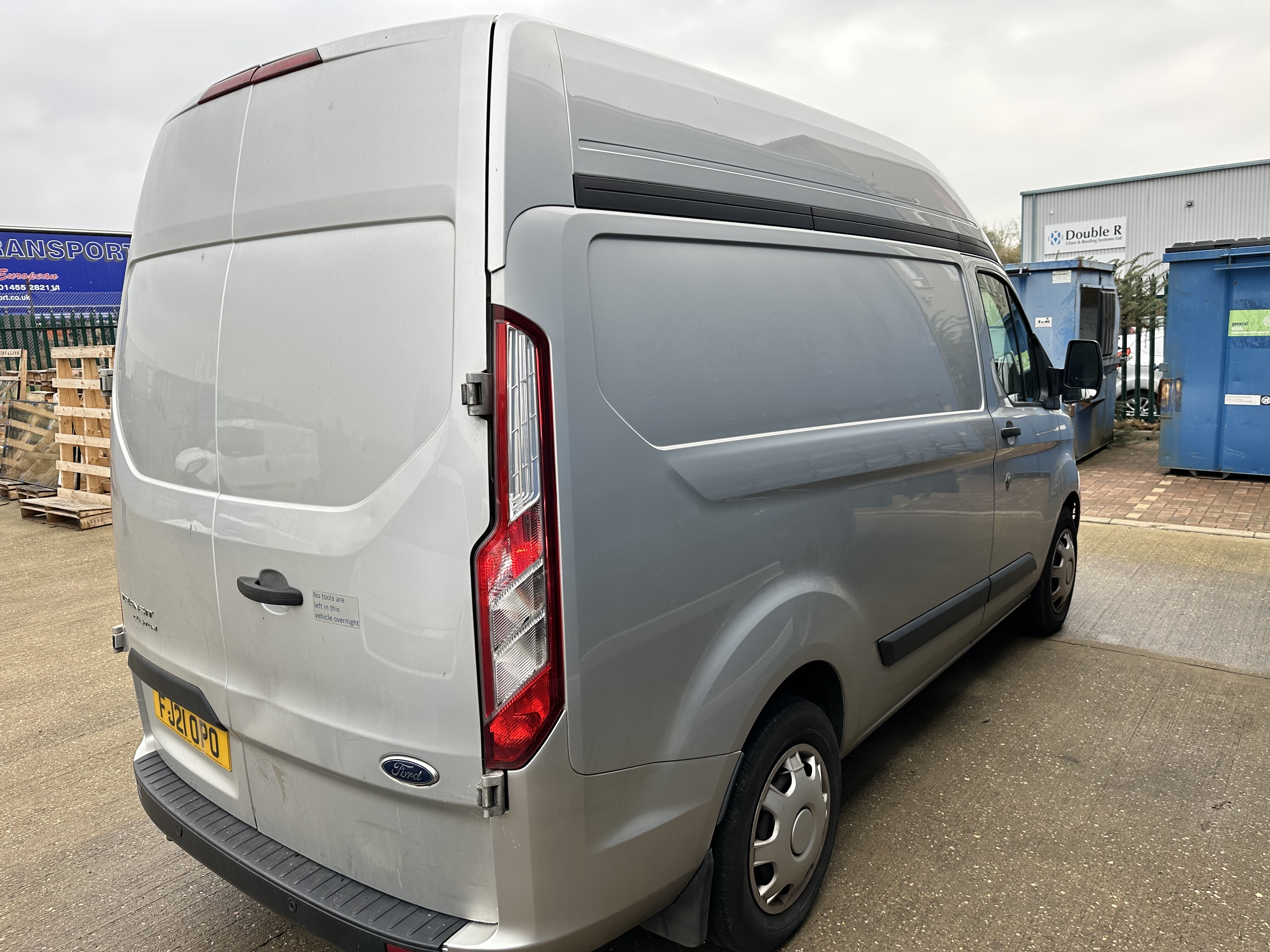 Ford Transit Custom 320 Trend eBlue Panel Van Registration no: FJ21 OPO