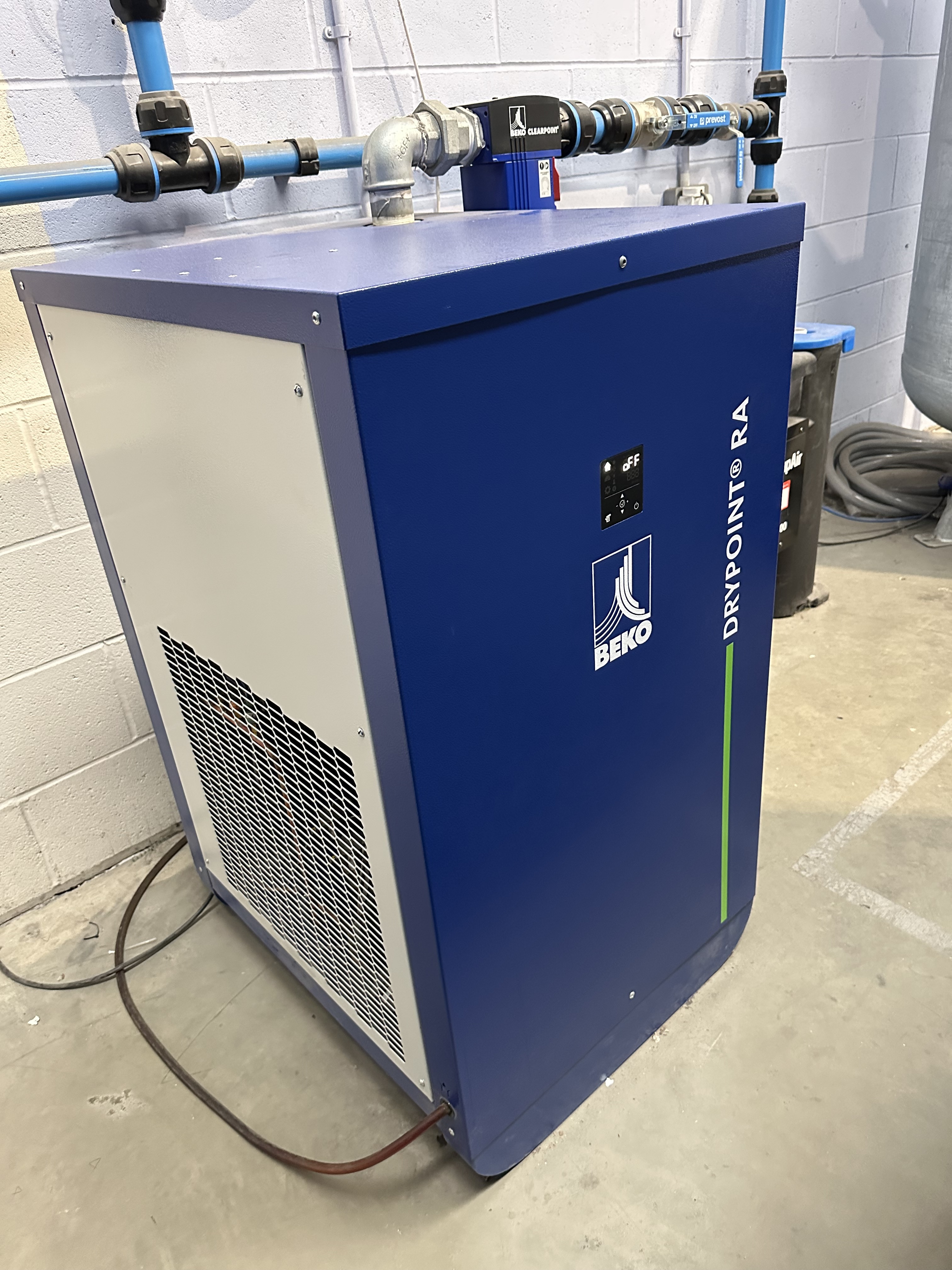 Compair/Gardner Denver Air Compressor, Receiver Tank, Beko Dryer, Compair Separator