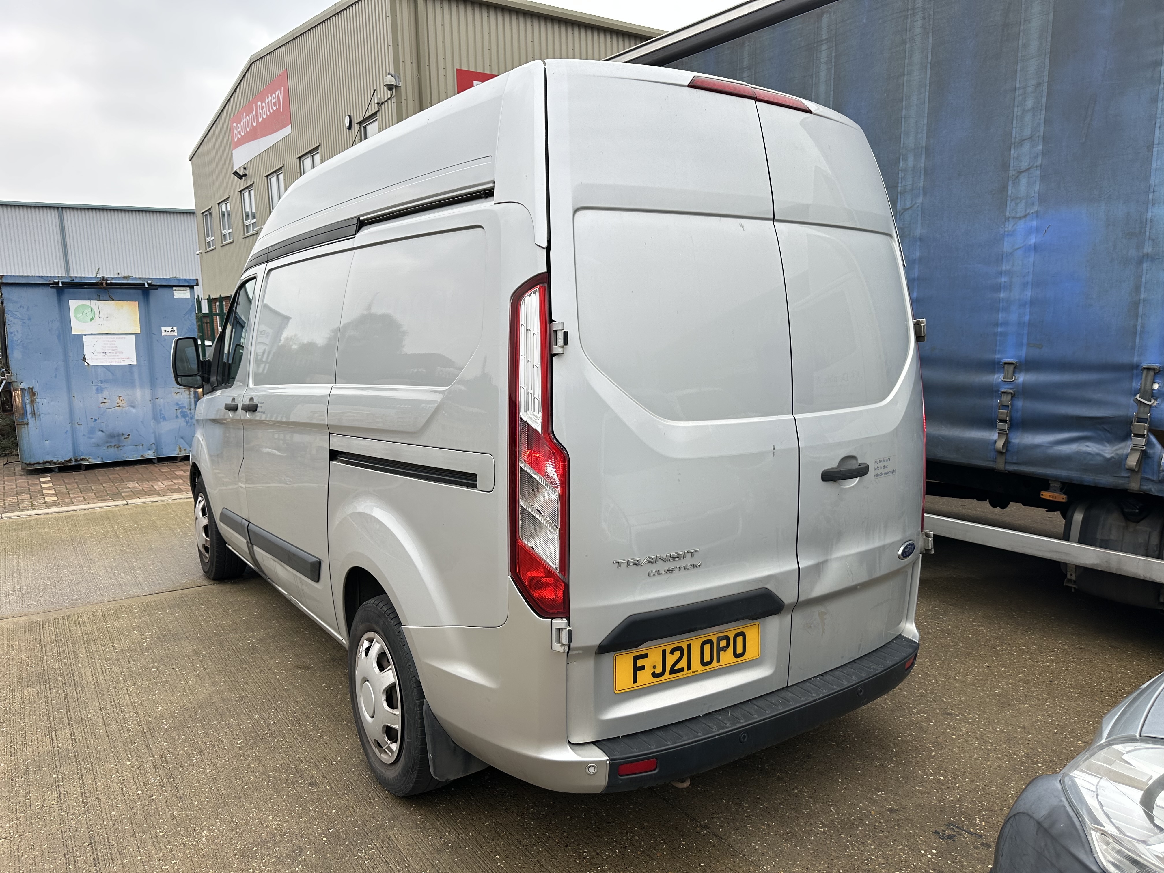 Ford Transit Custom 320 Trend eBlue Panel Van Registration no: FJ21 OPO