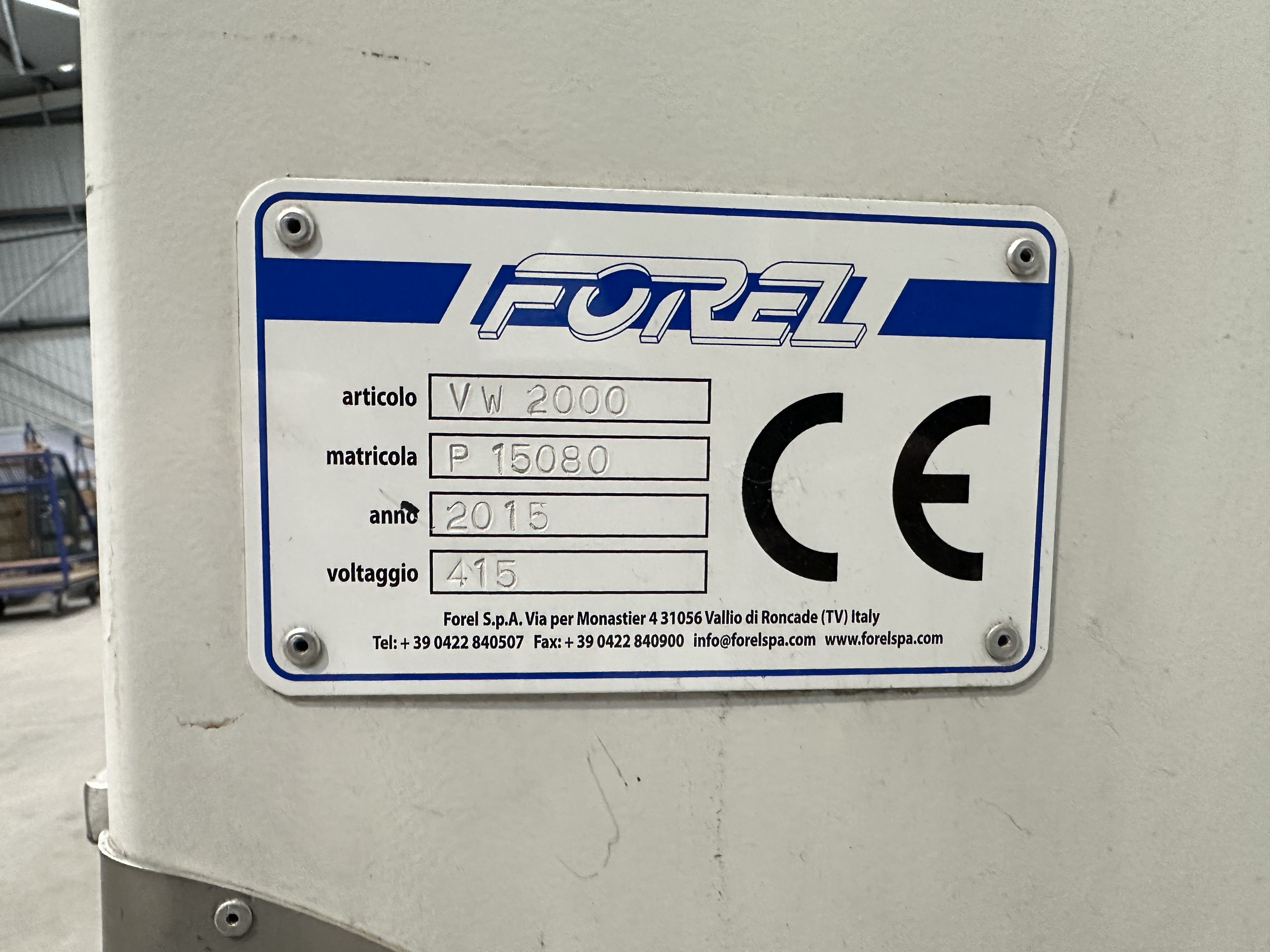 Forel High Speed Vertical Super Spacer Automatic Hot Melt IGU Line (2015)