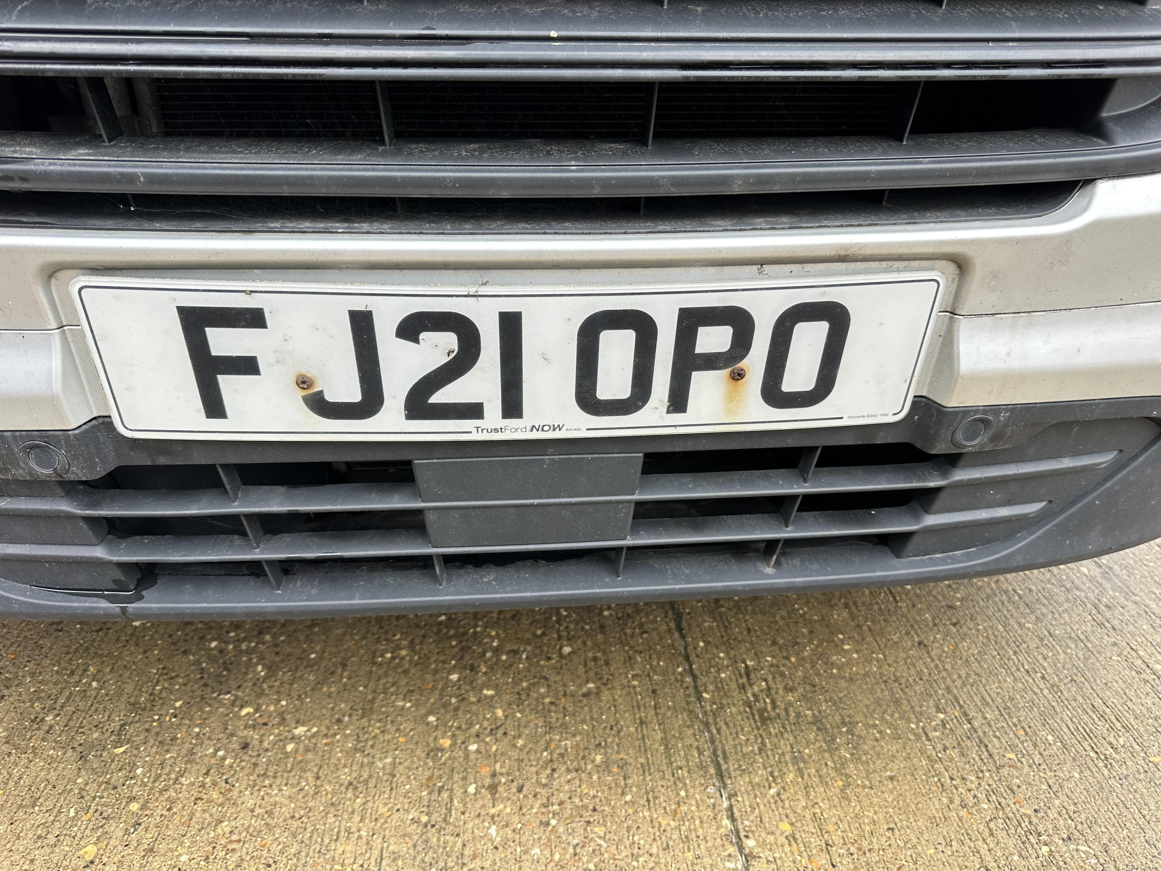 Ford Transit Custom 320 Trend eBlue Panel Van Registration no: FJ21 OPO