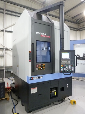 Doosan Puma VT750 Vertical 2-Axis CNC Lathe with Fanuc i Series Control