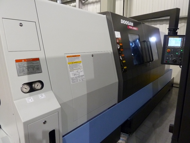 Doosan Puma 400LMB Heavy Duty CNC Turning Centre with Fanuc 32i Control