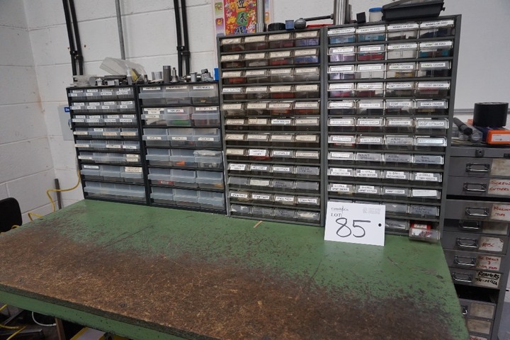 Storage Racks with Qty of Carbide Tips