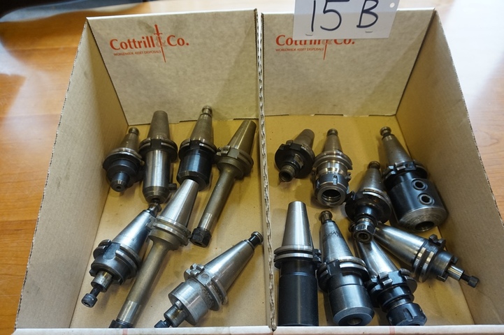 Qty CAT40 Tooling with Collets