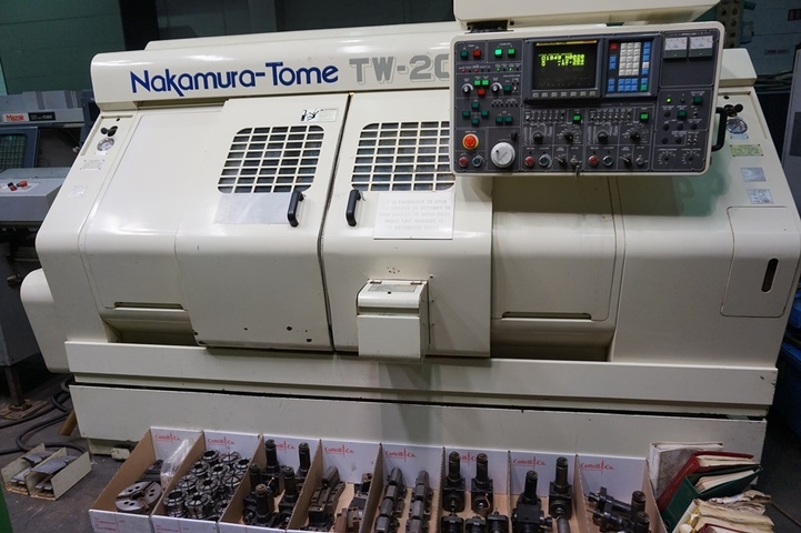 Nakamura-Tome TW20 6-Axis CNC Lathe with Fanuc OTC Control