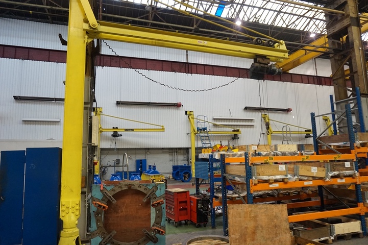 Jib Crane with Electric Hoist