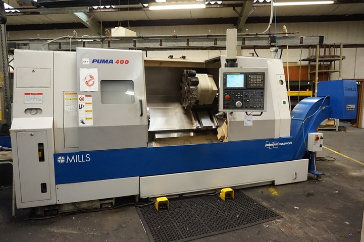 Daewoo Puma 400B CNC Lathe with Fanuc 21i TB Control