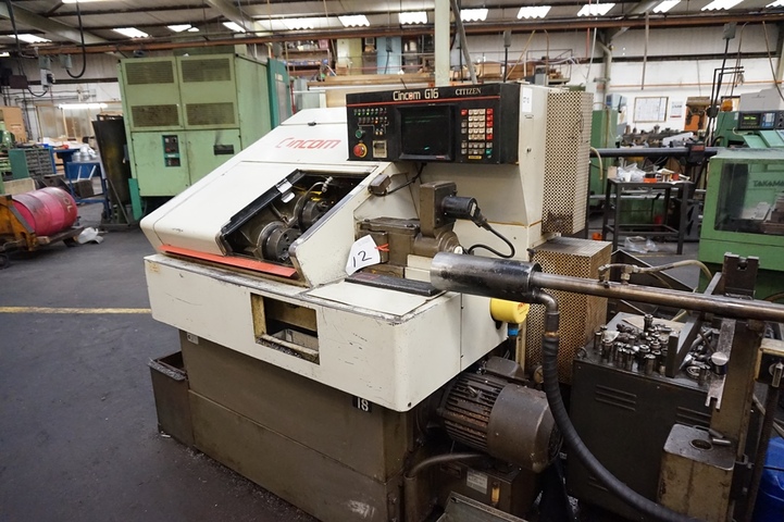 Cincom Citizen G16 Sliding Head CNC Lathe