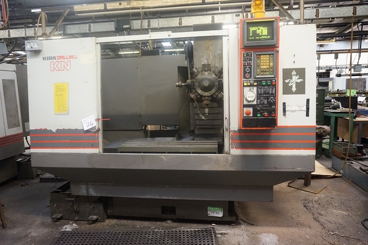 Kira KN 6V Turret Drill Mill Centre with Fanuc OM Control