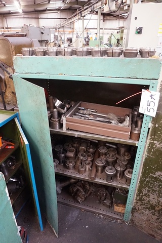 Cabinet Including Collets & Tooling for Herbert Capstans