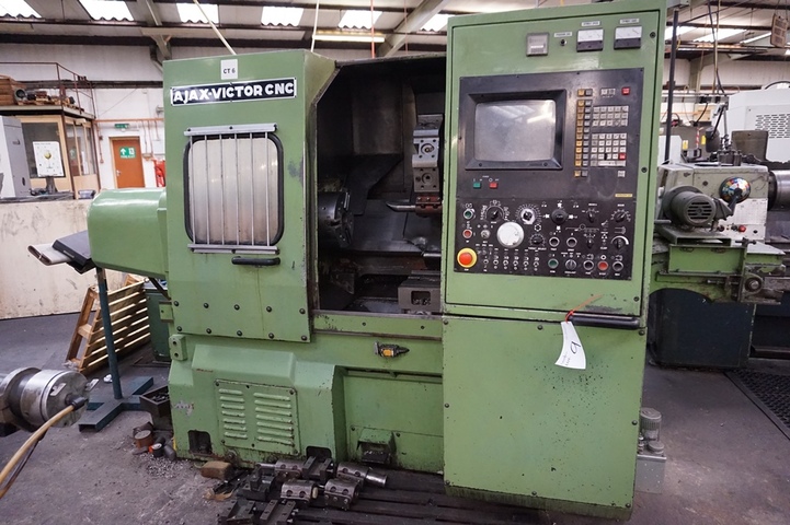 Ajax Victor TNS1 CNC Lathe with Fanuc Control