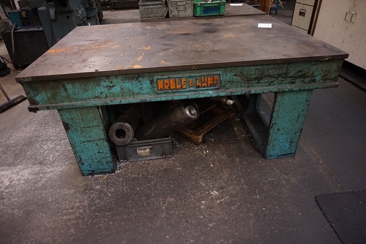 Noble & Lund Steel Table 6ft x 4ft