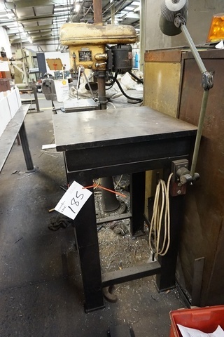 Steel Plate 2ft x 2ft on Bench