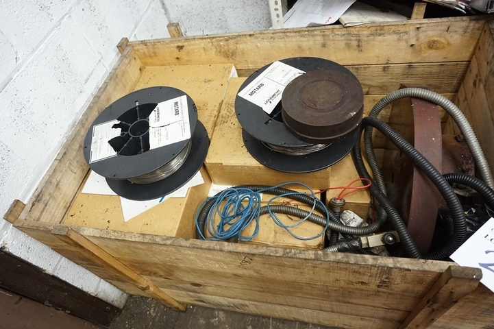 Contents of Room, Including Racking, Machine Parts, Press Tools and Welding Wire